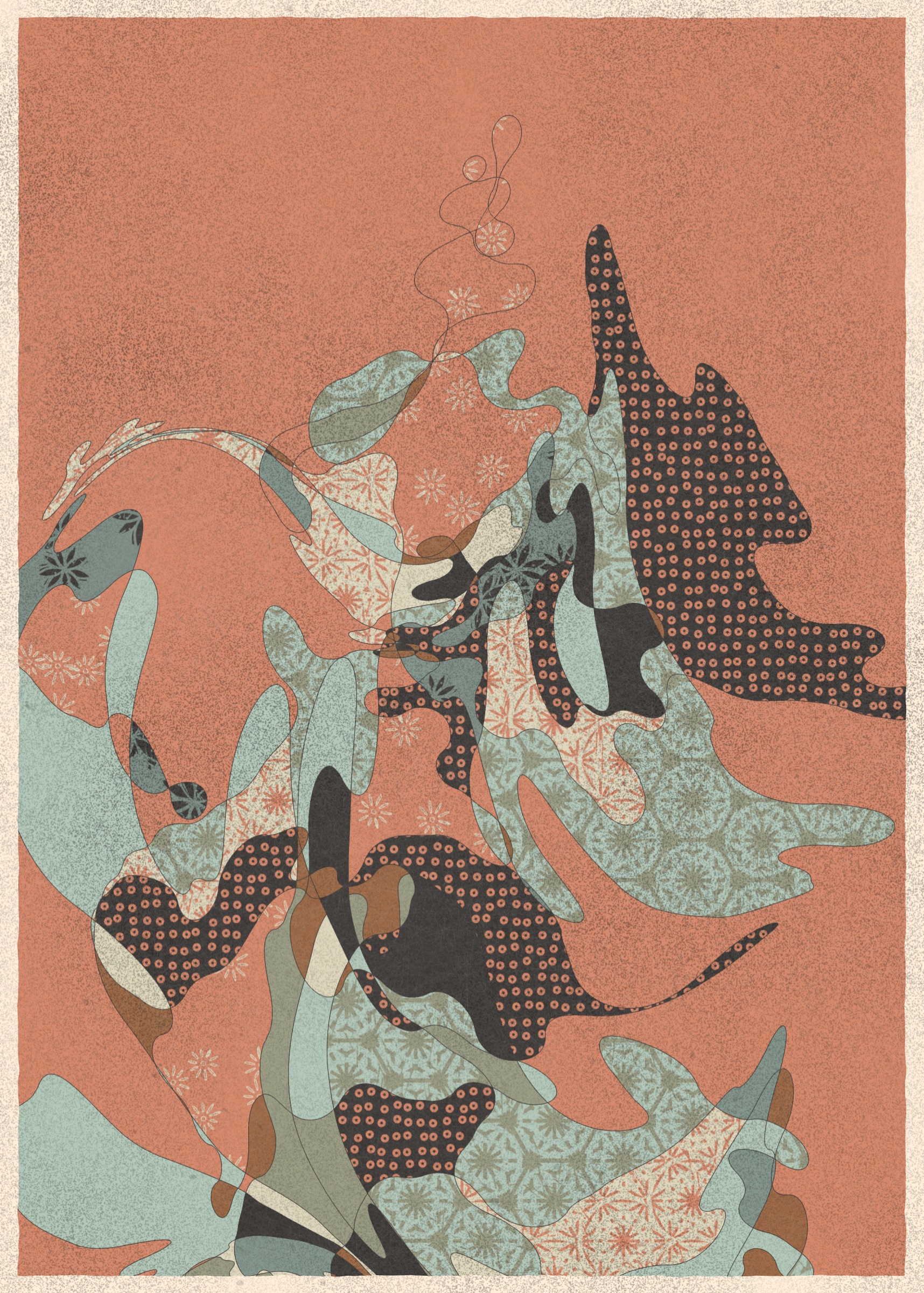 Art Blocks - Art Blocks v2 - Memories of Qilin #618 - NFT # 282000618