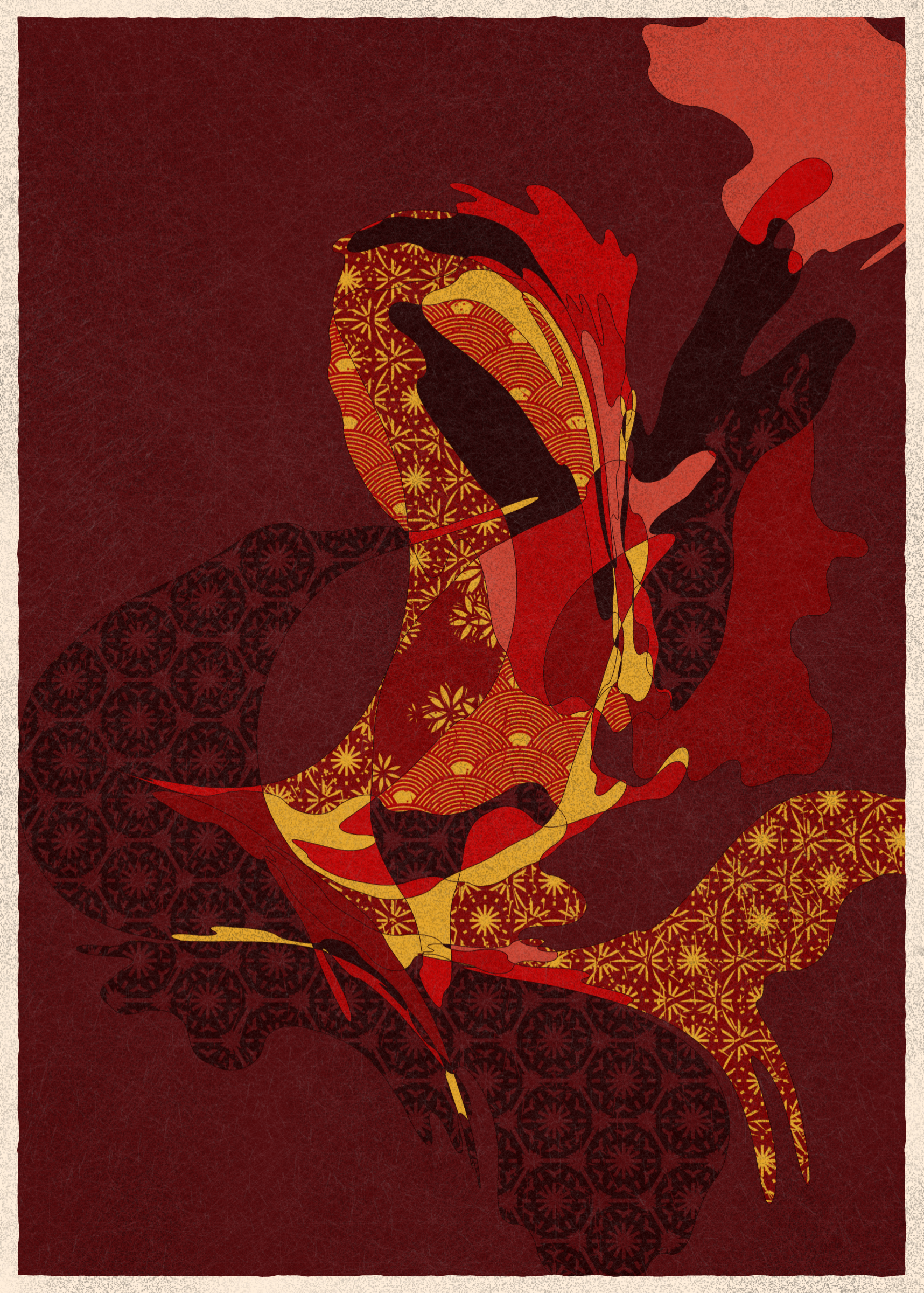 Art Blocks - Art Blocks v2 - Memories of Qilin #642 - NFT # 282000642