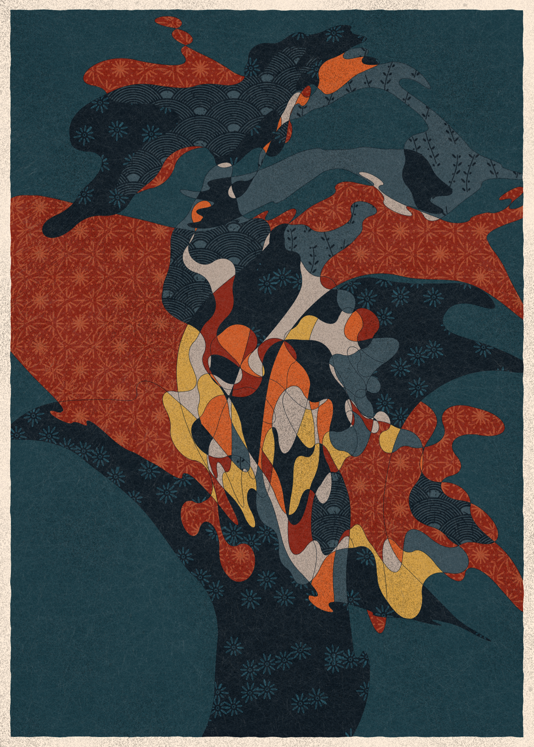 Art Blocks - Art Blocks v2 - Memories of Qilin #716 - NFT # 282000716