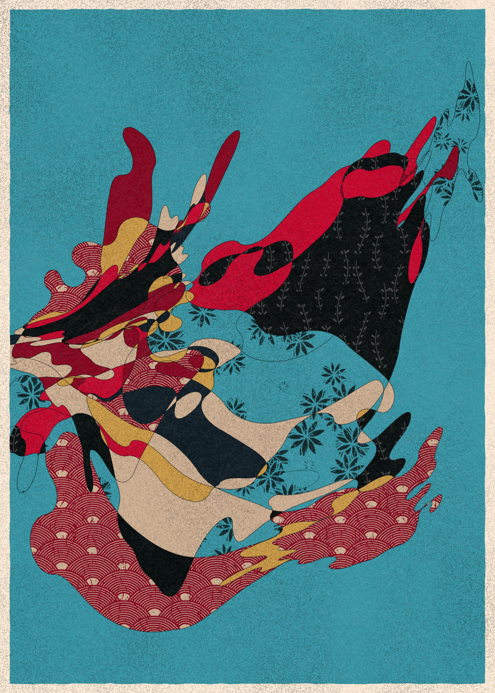 Art Blocks - Art Blocks v2 - Memories of Qilin #718 - NFT # 282000718