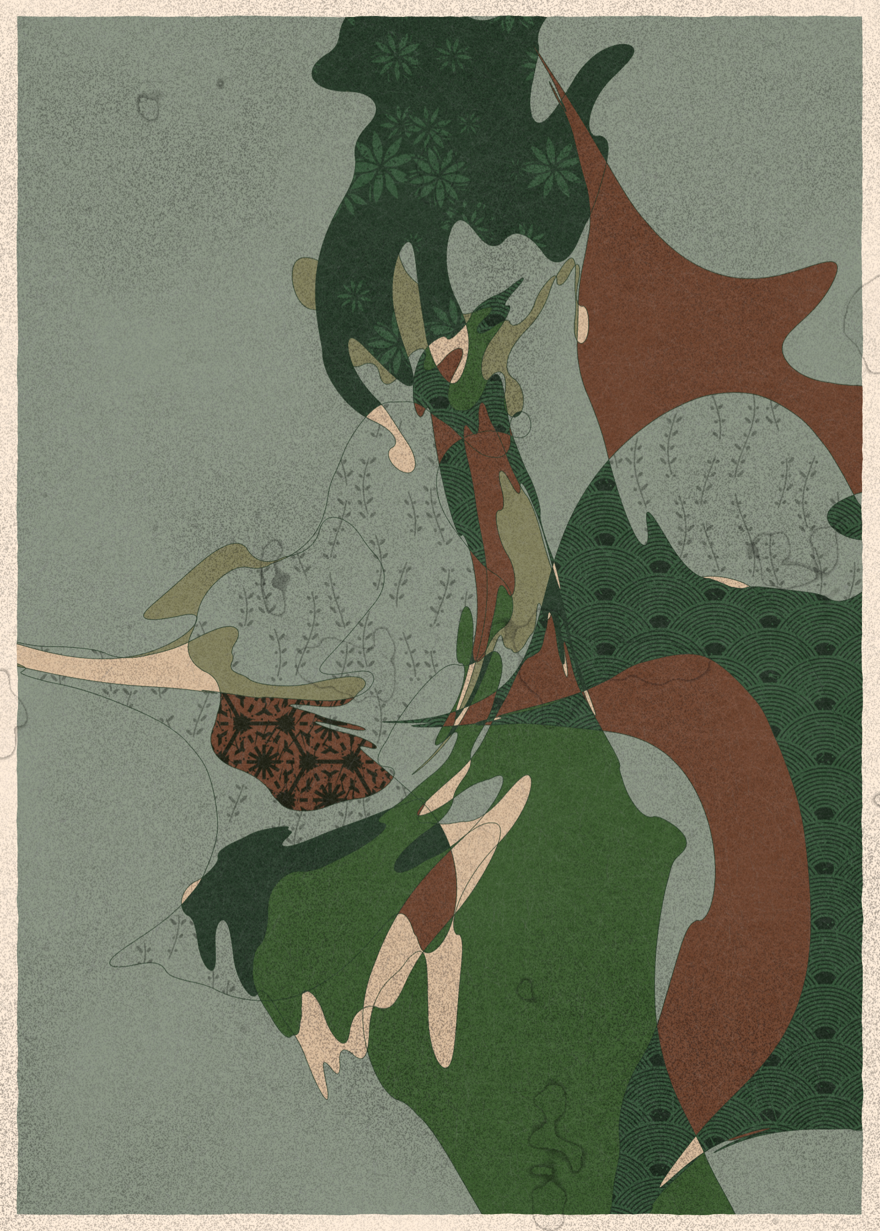 Art Blocks - Art Blocks v2 - Memories of Qilin #734 - NFT # 282000734