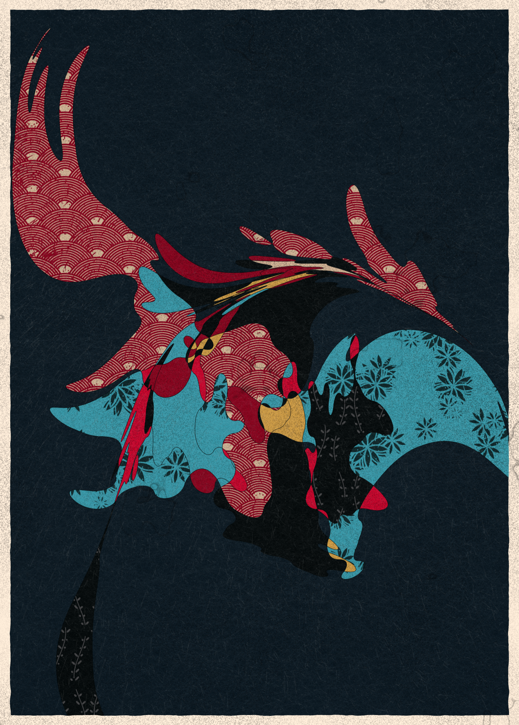 Art Blocks - Art Blocks v2 - Memories of Qilin #735 - NFT # 282000735