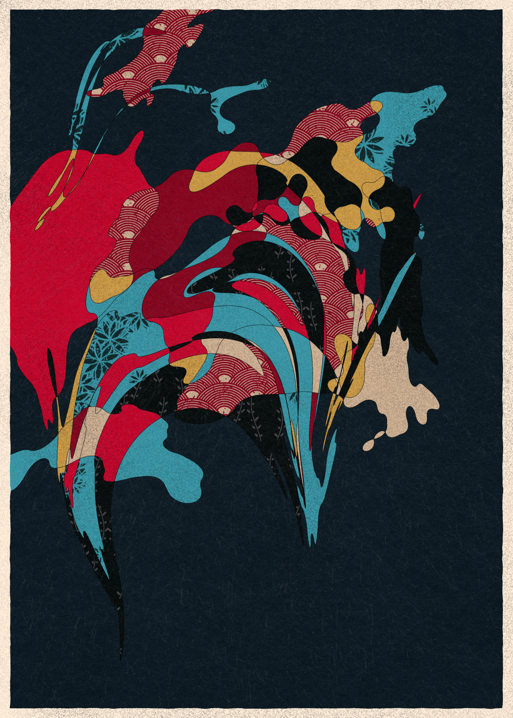 Art Blocks - Art Blocks v2 - Memories of Qilin #739 - NFT # 282000739