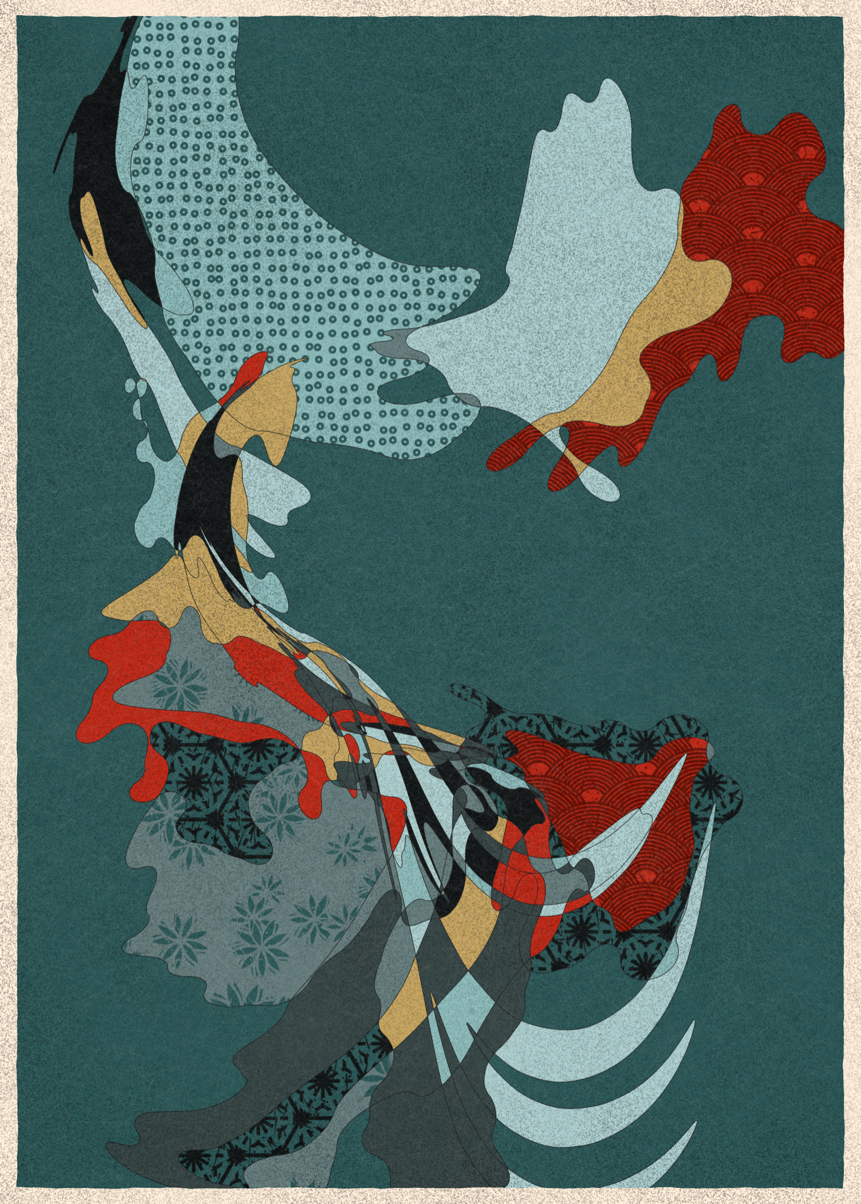 Art Blocks - Art Blocks v2 - Memories of Qilin #744 - NFT # 282000744