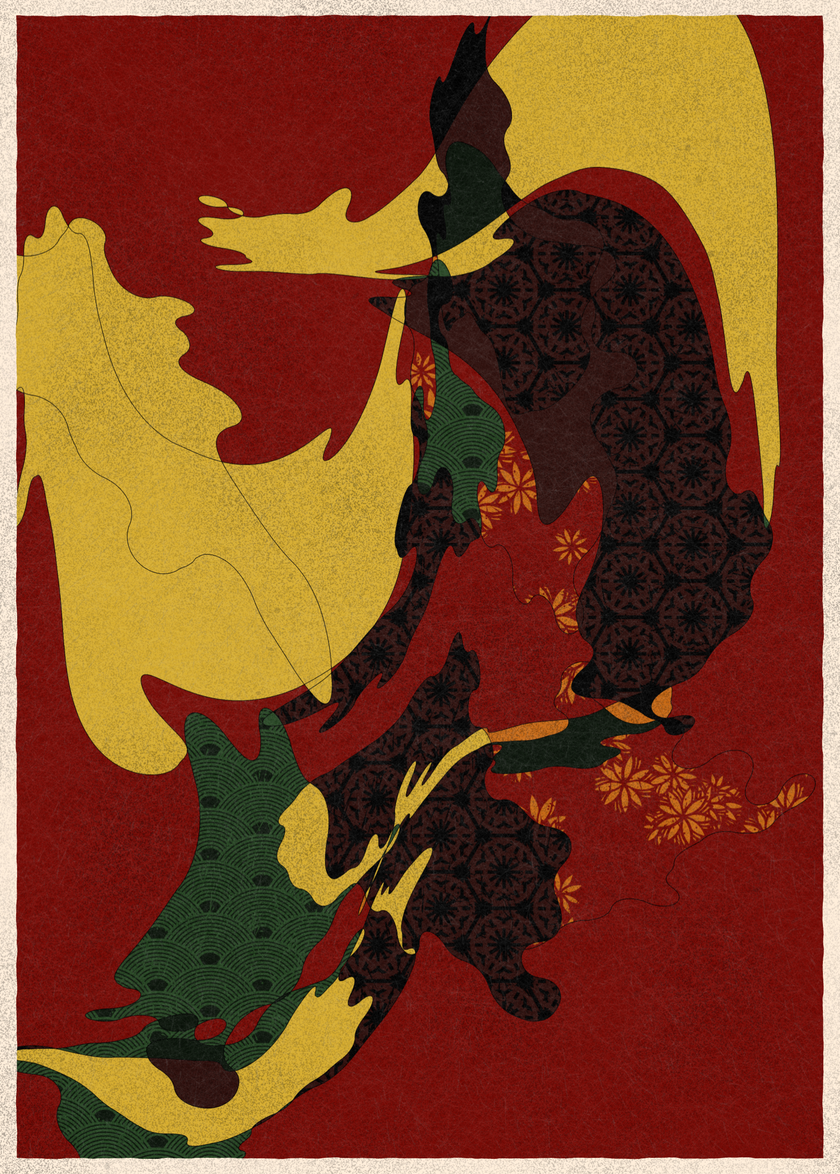 Art Blocks - Art Blocks v2 - Memories of Qilin #745 - NFT # 282000745