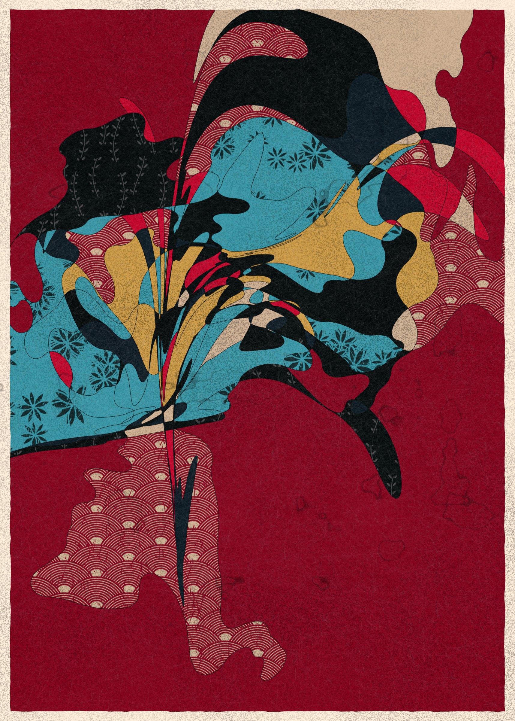 Art Blocks - Art Blocks v2 - Memories of Qilin #763 - NFT # 282000763