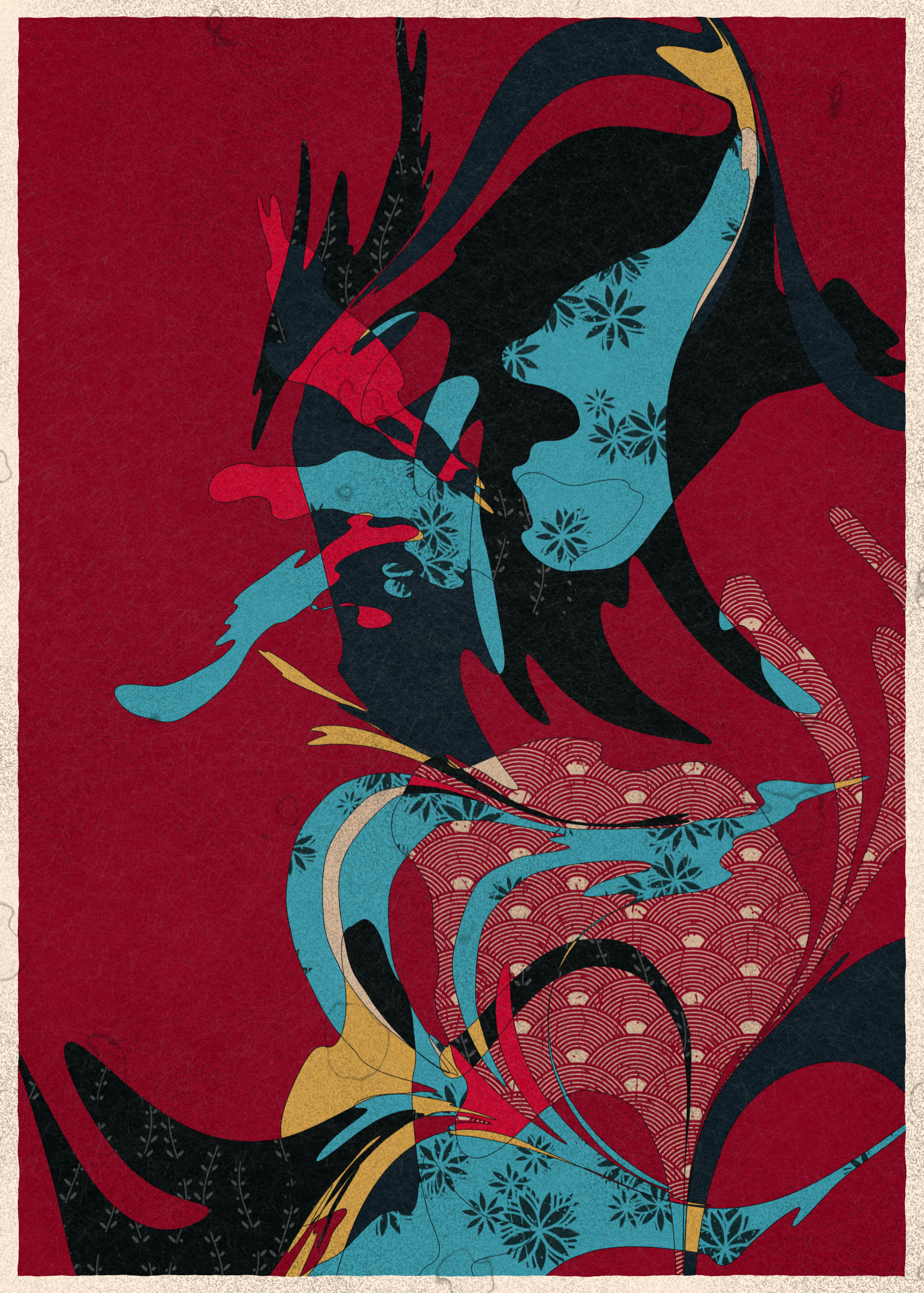 Art Blocks - Art Blocks v2 - Memories of Qilin #789 - NFT # 282000789