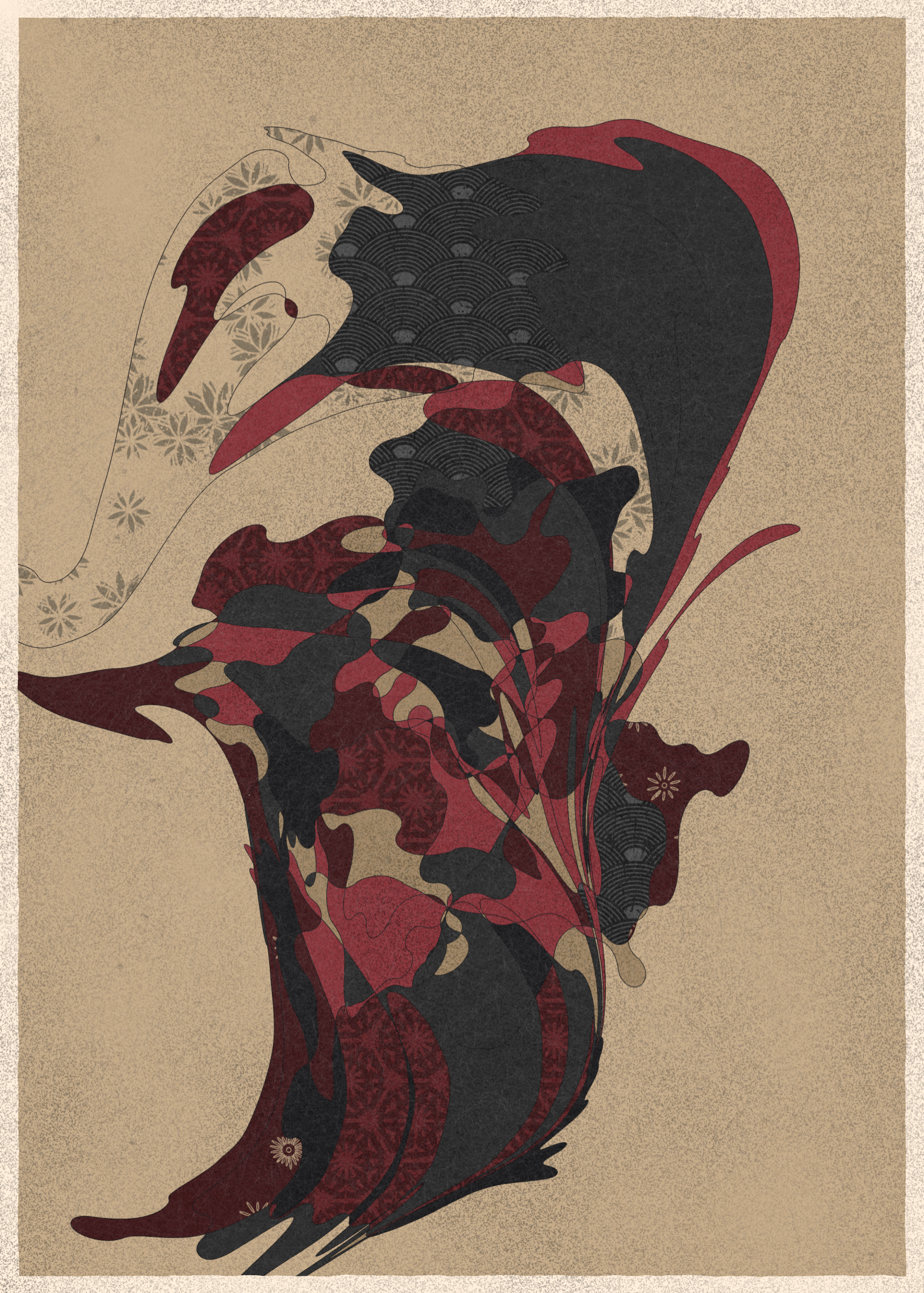 Art Blocks - Art Blocks v2 - Memories of Qilin #791 - NFT # 282000791