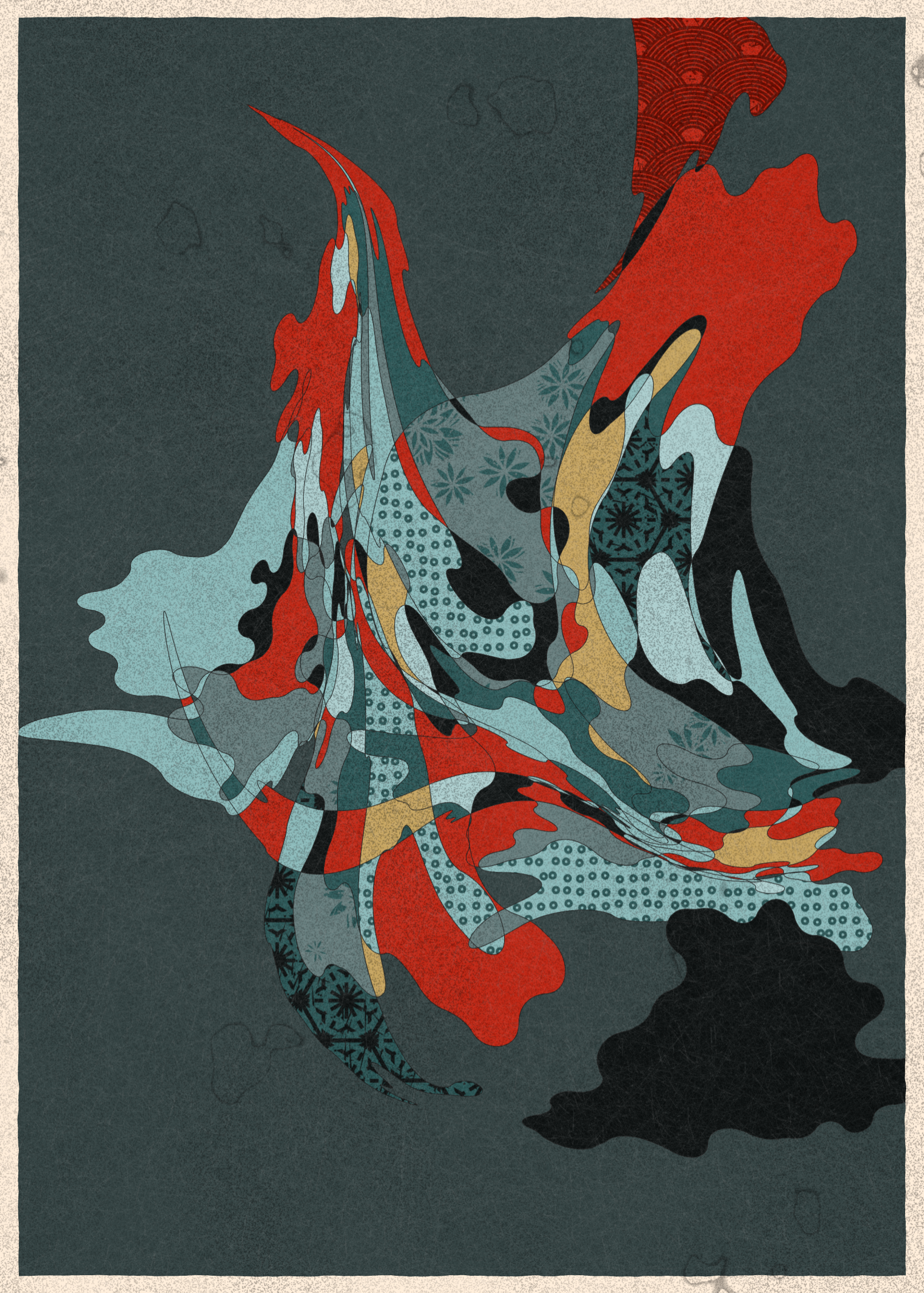 Art Blocks - Art Blocks v2 - Memories of Qilin #793 - NFT # 282000793