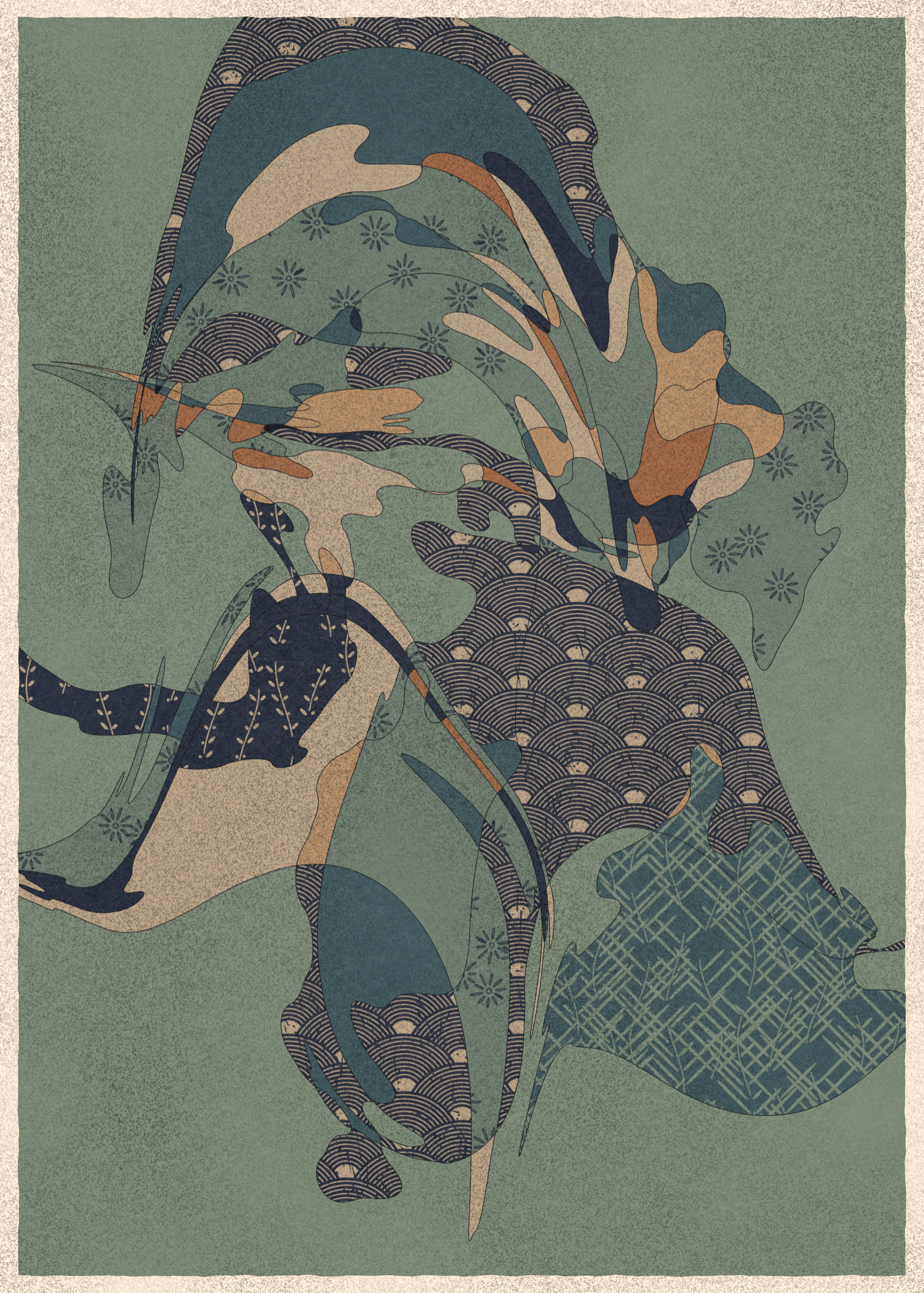 Art Blocks - Art Blocks v2 - Memories of Qilin #794 - NFT # 282000794