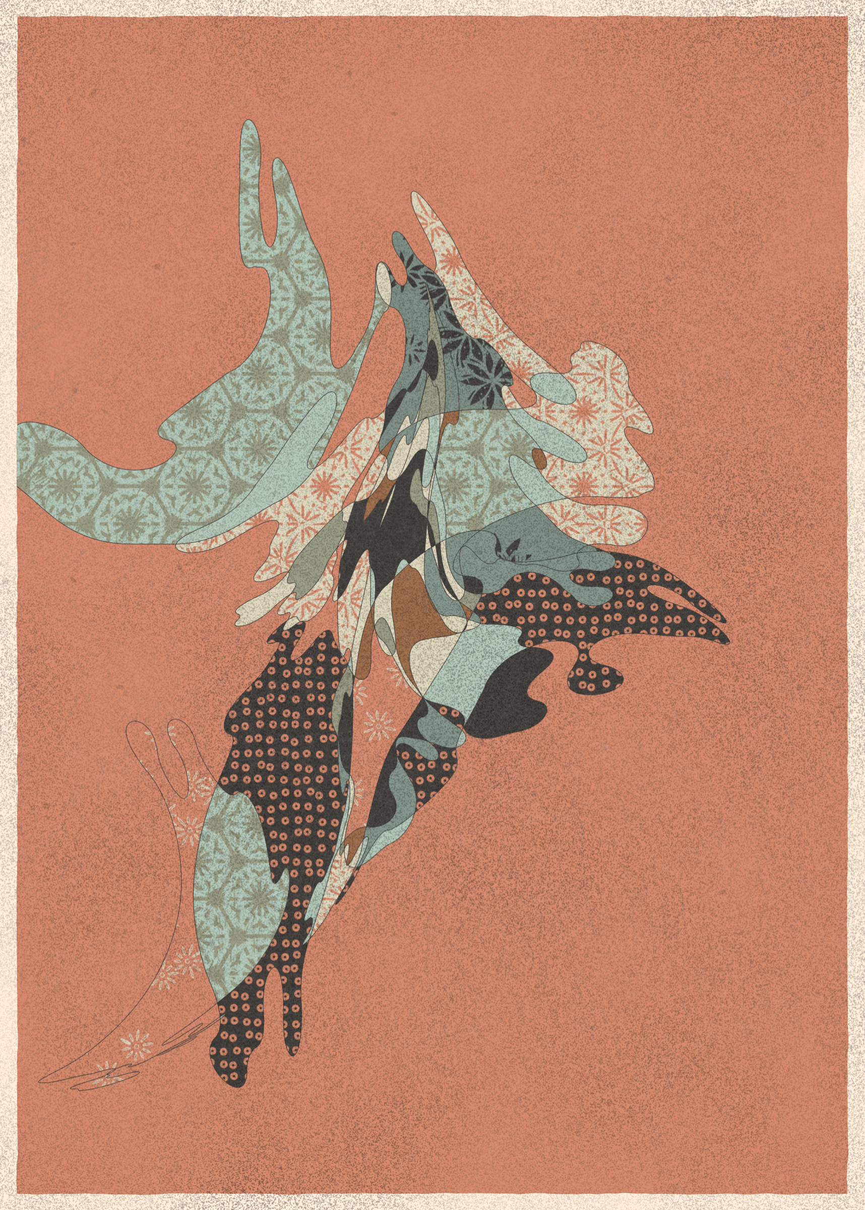 Art Blocks - Art Blocks v2 - Memories of Qilin #805 - NFT # 282000805