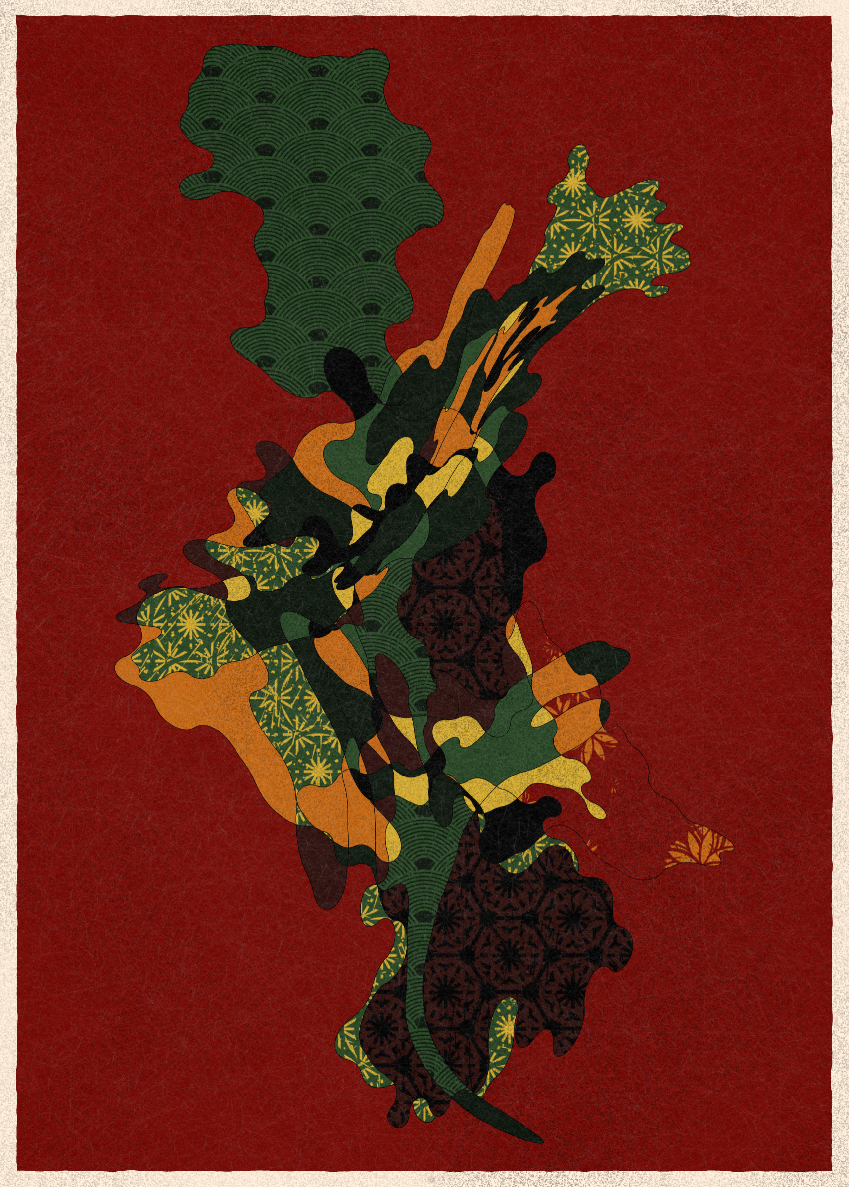 Art Blocks - Art Blocks v2 - Memories of Qilin #824 - NFT # 282000824