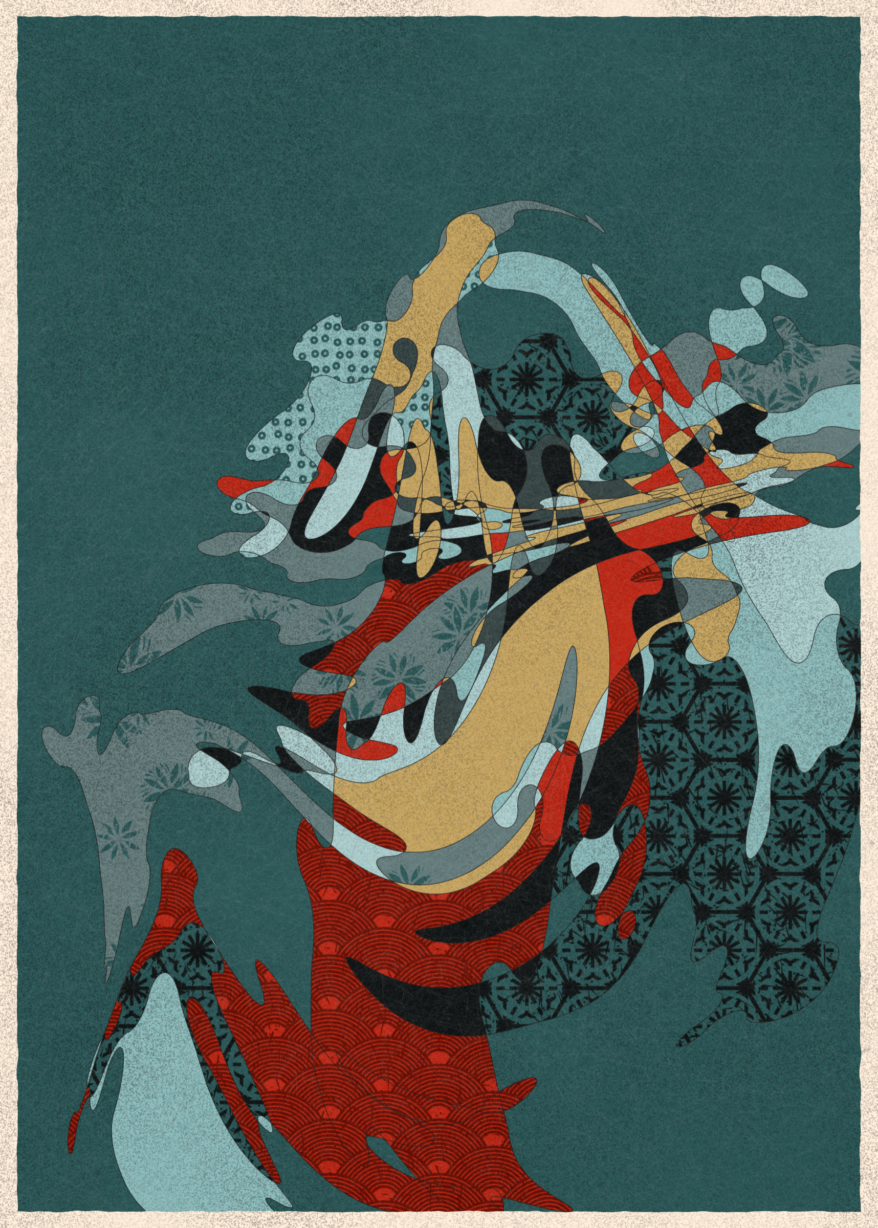 Art Blocks - Art Blocks v2 - Memories of Qilin #825 - NFT # 282000825