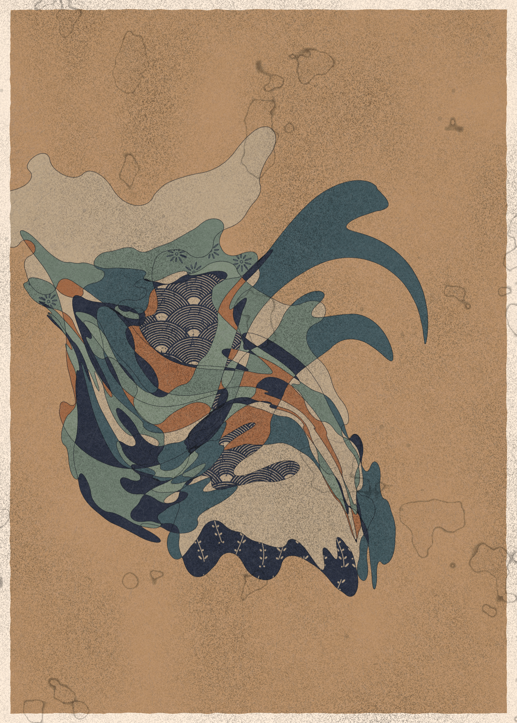 Art Blocks - Art Blocks v2 - Memories of Qilin #854 - NFT # 282000854