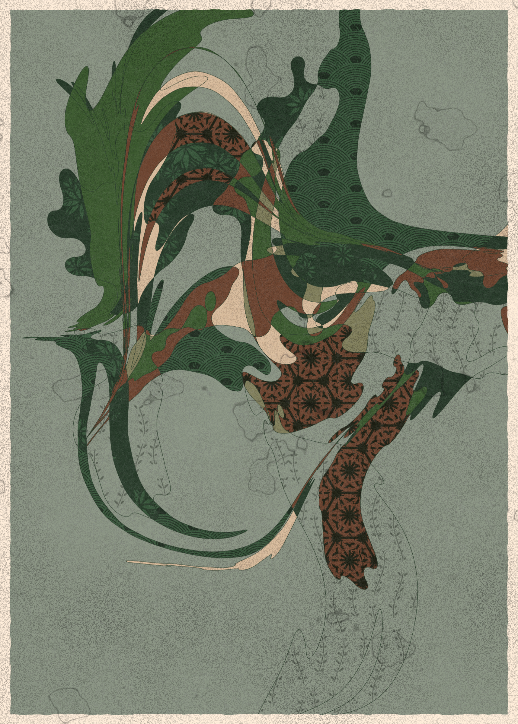 Art Blocks - Art Blocks v2 - Memories of Qilin #913 - NFT # 282000913