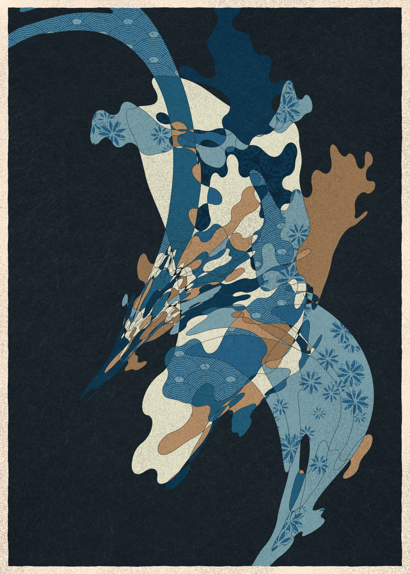 Art Blocks - Art Blocks v2 - Memories of Qilin #924 - NFT # 282000924