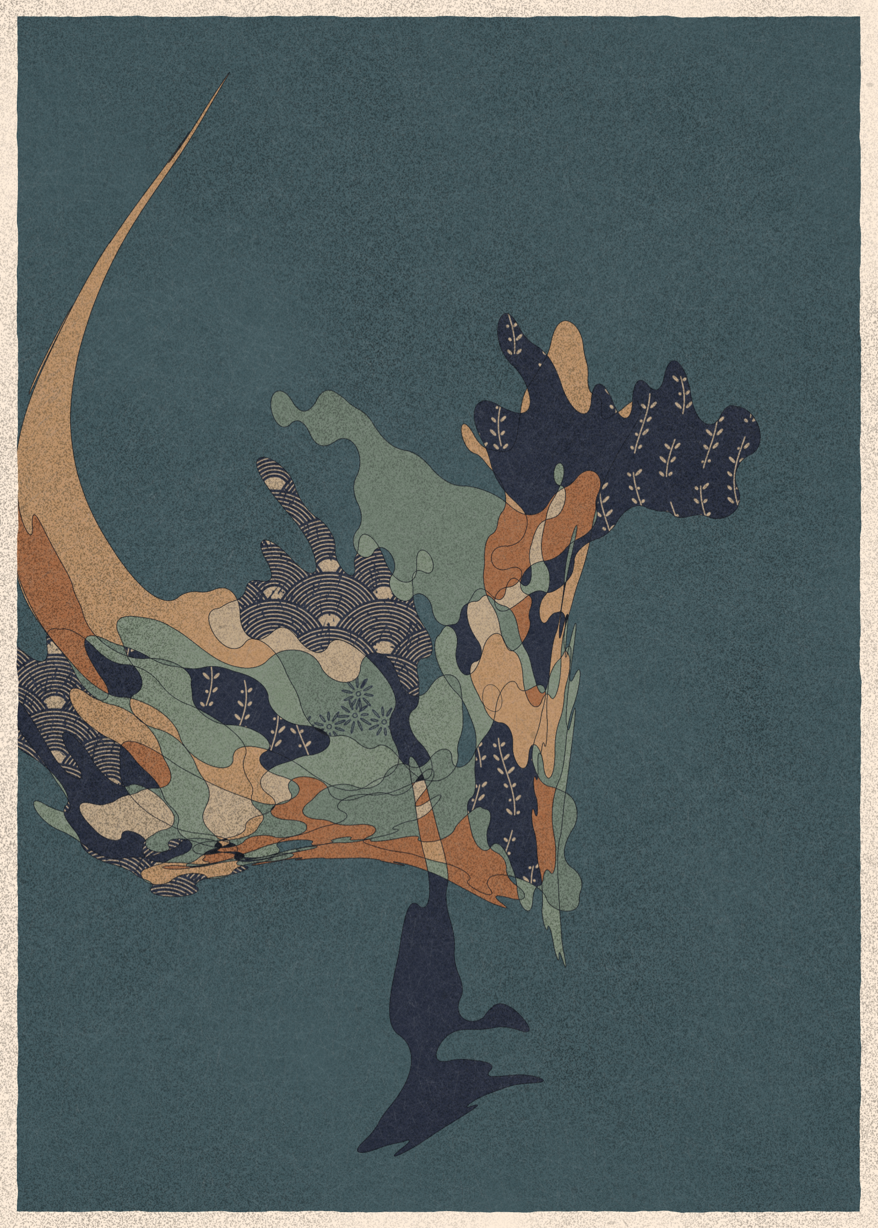 Art Blocks - Art Blocks v2 - Memories of Qilin #965 - NFT # 282000965