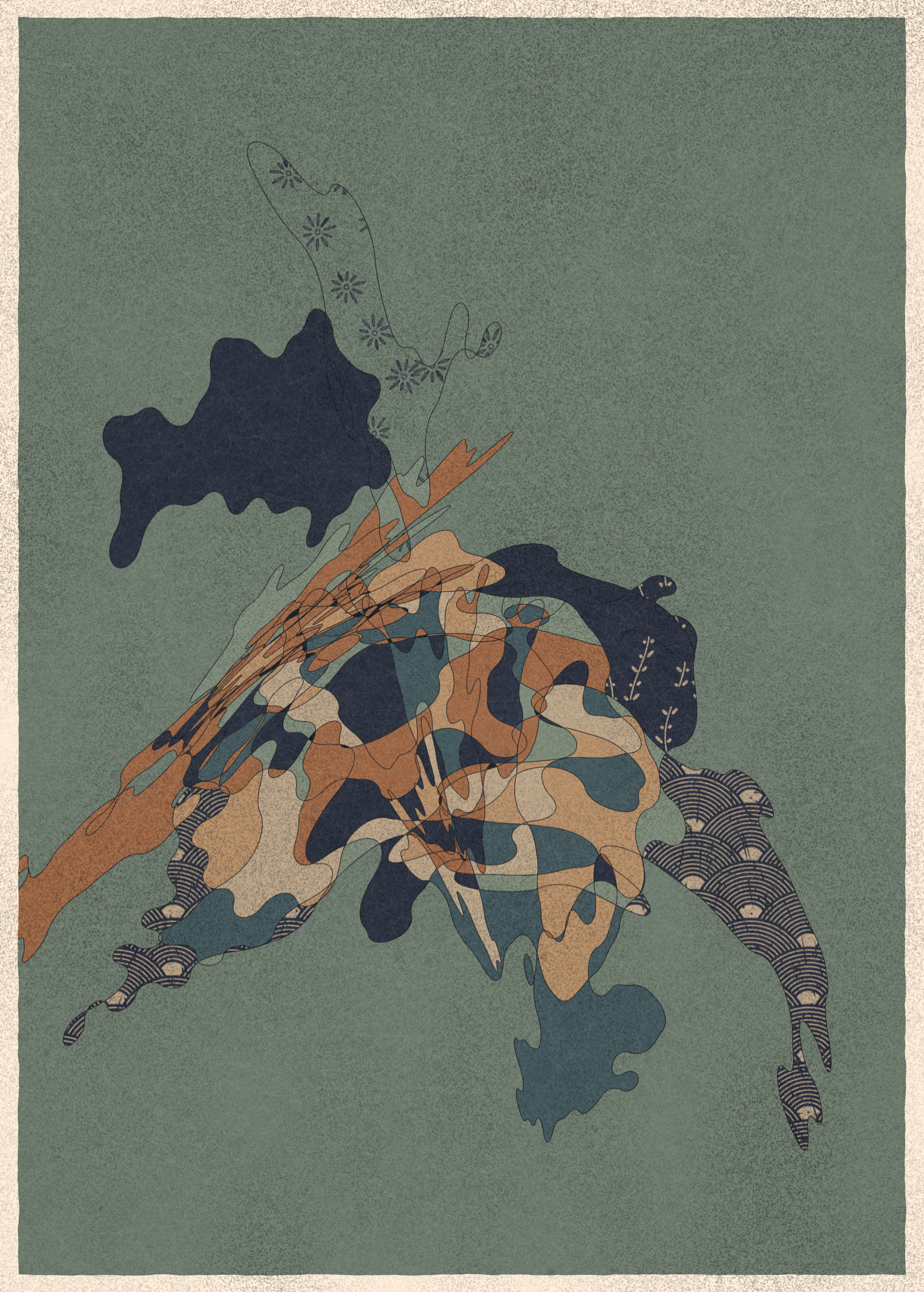 Art Blocks - Art Blocks v2 - Memories of Qilin #1005 - NFT # 282001005