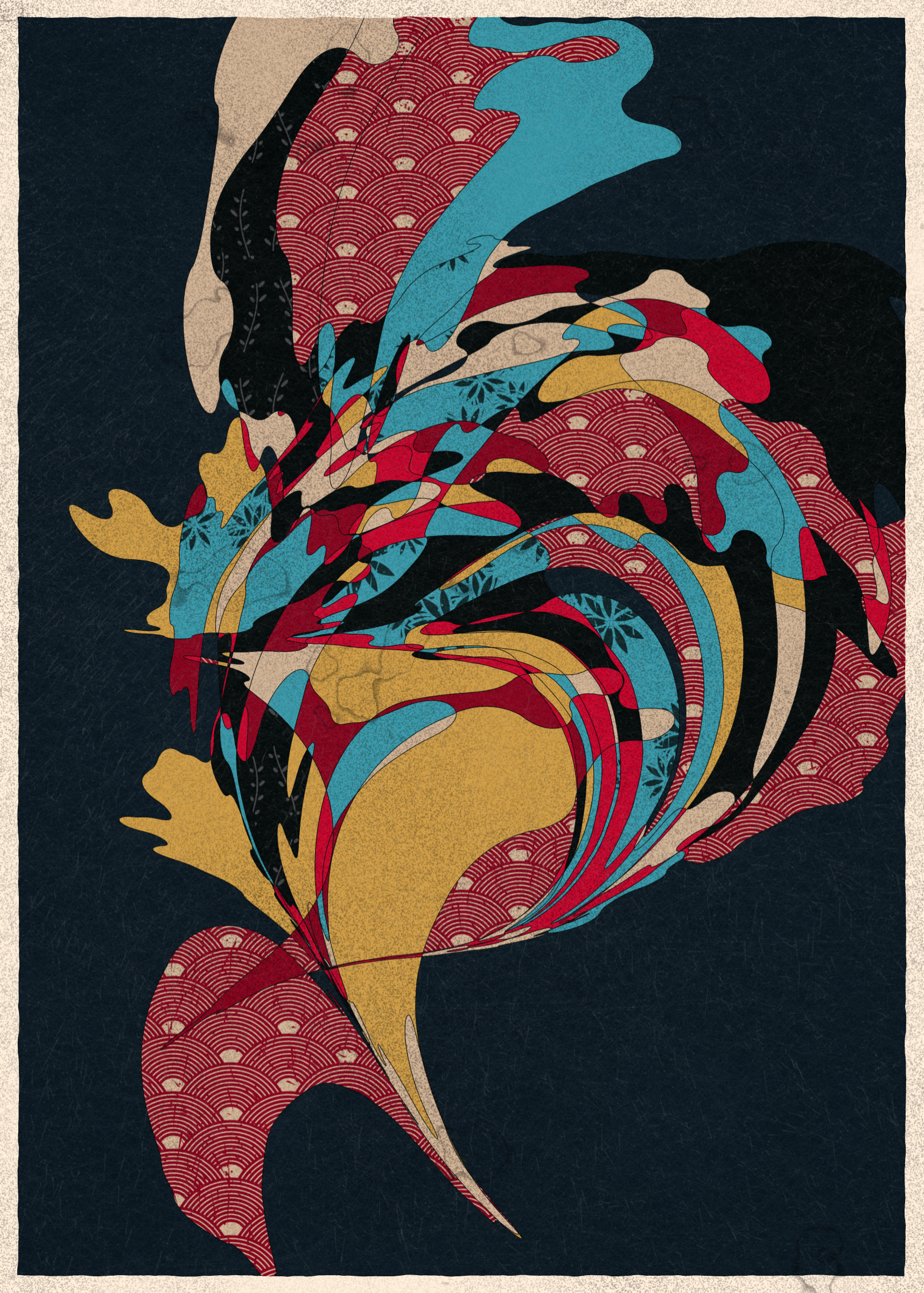 Art Blocks - Art Blocks v2 - Memories of Qilin #1008 - NFT # 282001008