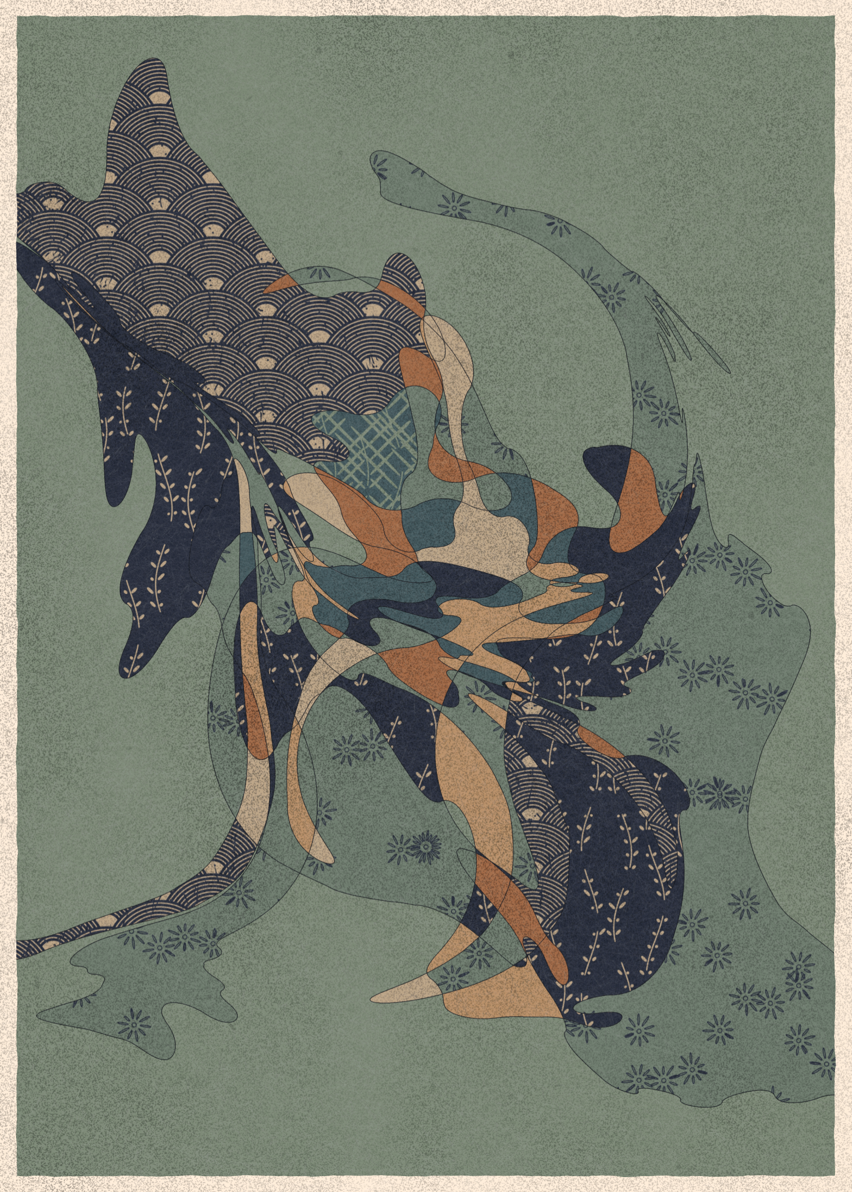 Art Blocks - Art Blocks v2 - Memories of Qilin #1014 - NFT # 282001014