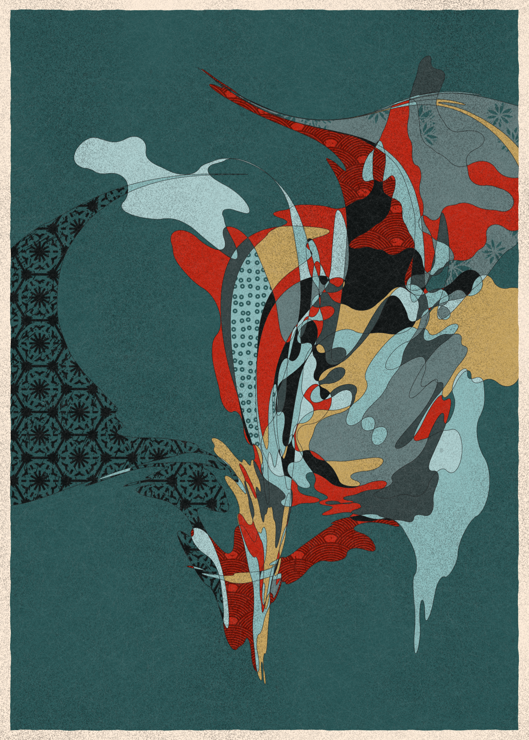 Art Blocks - Art Blocks v2 - Memories of Qilin #1020 - NFT # 282001020