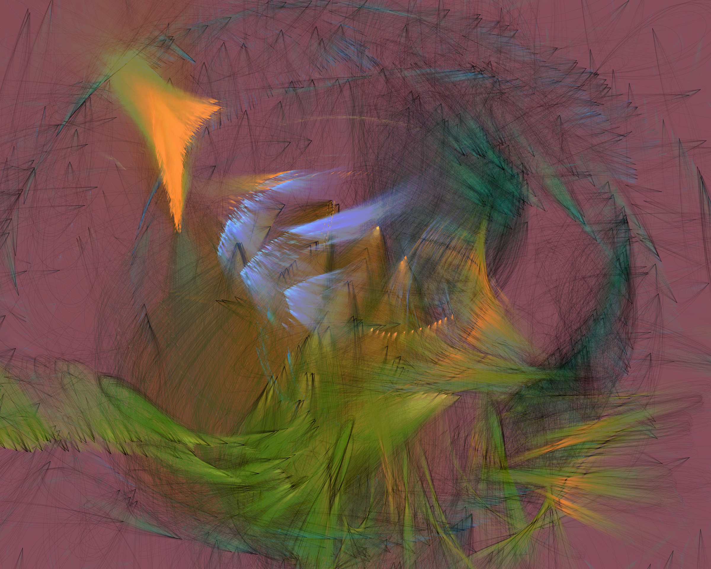 Art Blocks - Art Blocks v2 - Mazinaw #57 - NFT # 288000057