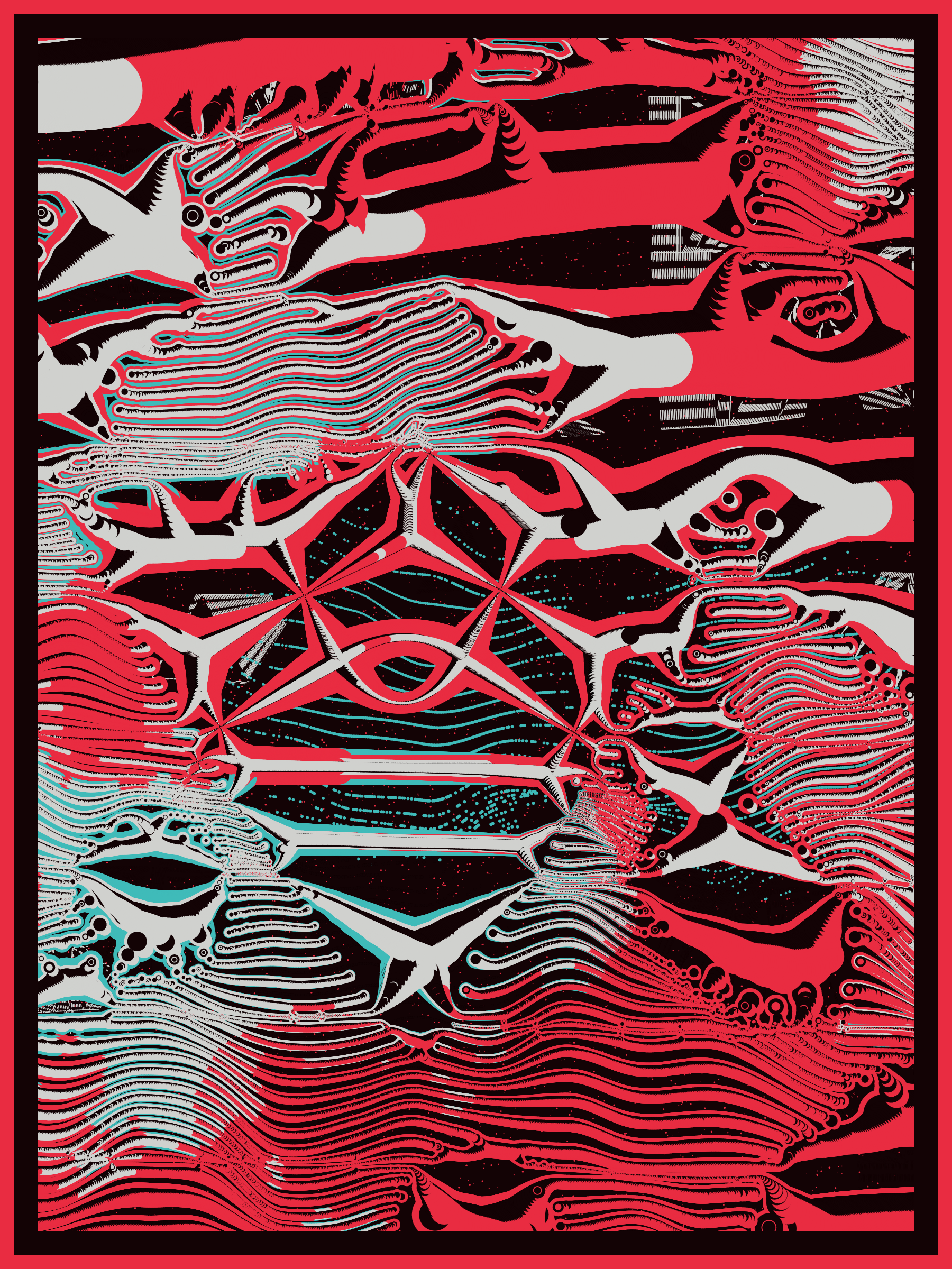 Art Blocks - Art Blocks v2 - Alien DNA #4 - NFT # 294000004