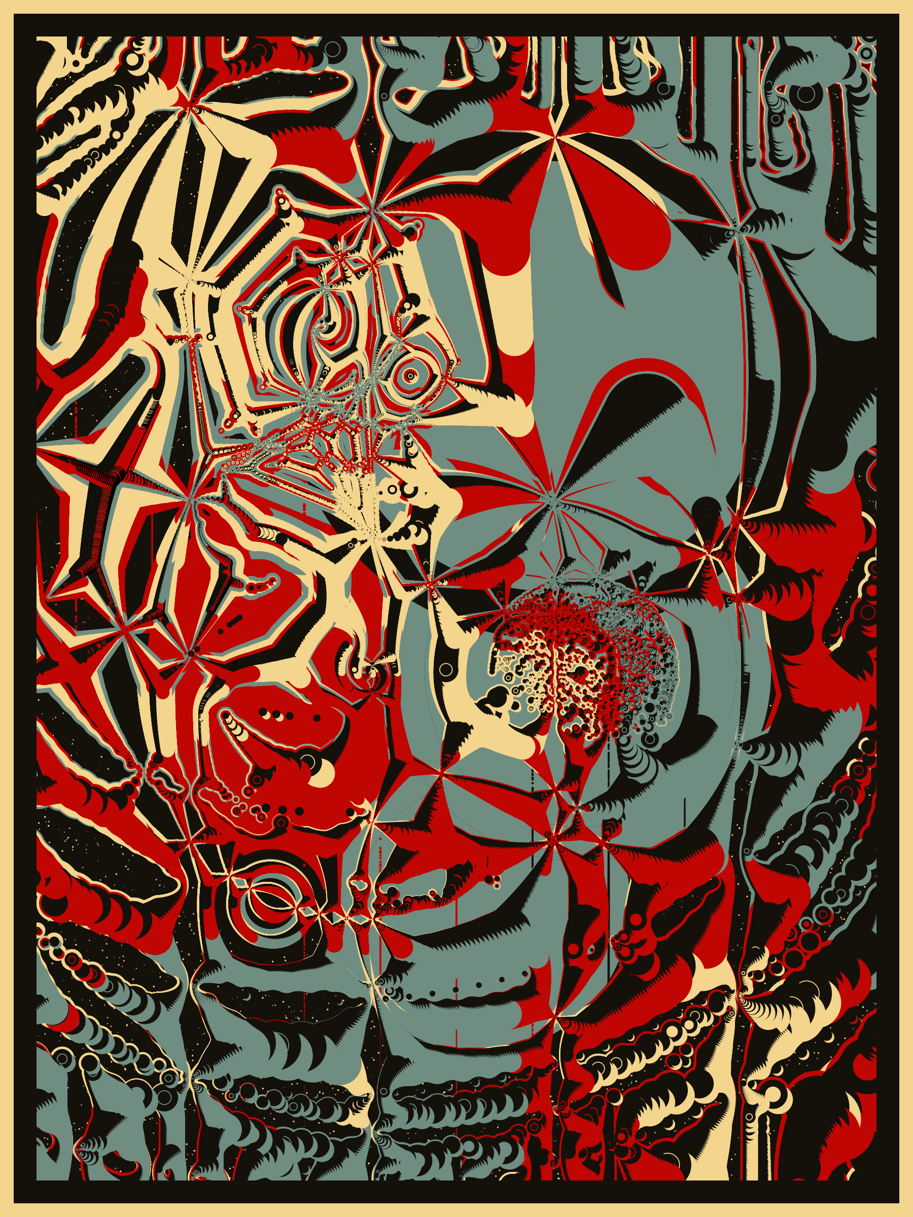 Art Blocks - Art Blocks v2 - Alien DNA #7 - NFT # 294000007