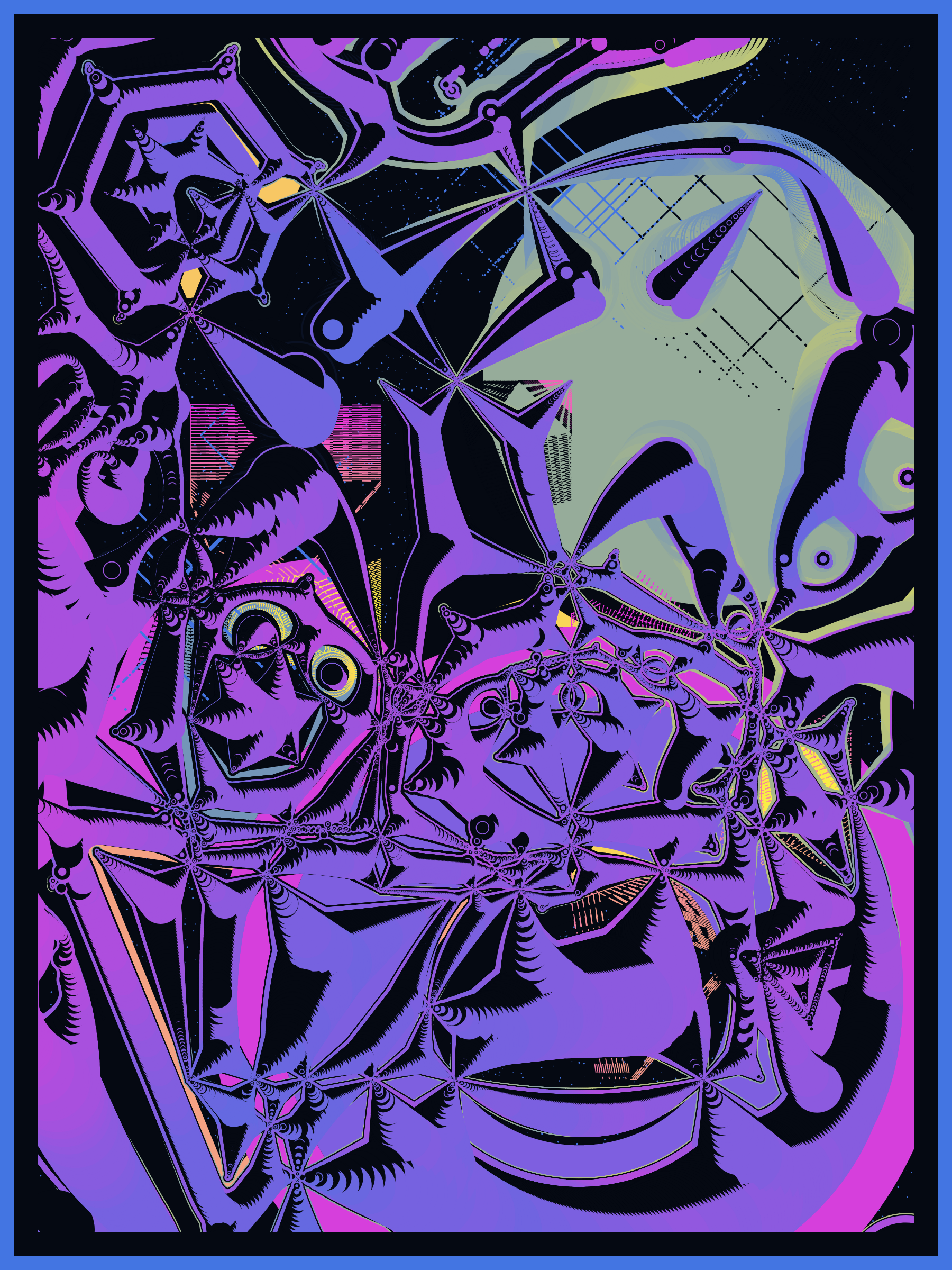 Art Blocks - Art Blocks v2 - Alien DNA #9 - NFT # 294000009