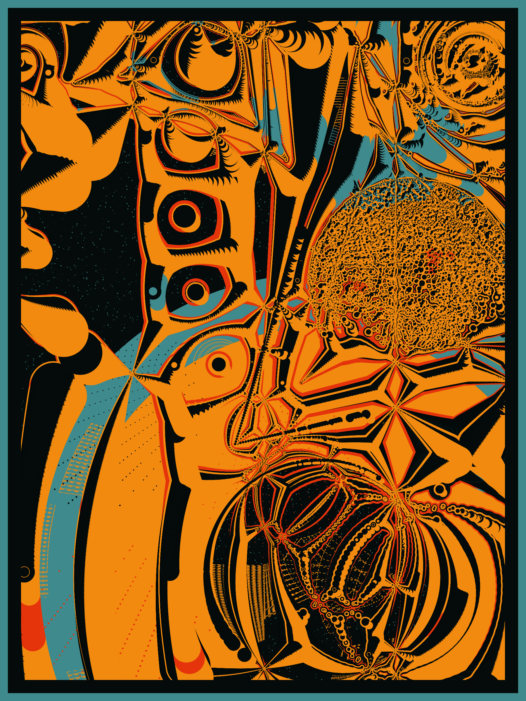 Art Blocks - Art Blocks v2 - Alien DNA #12 - NFT # 294000012