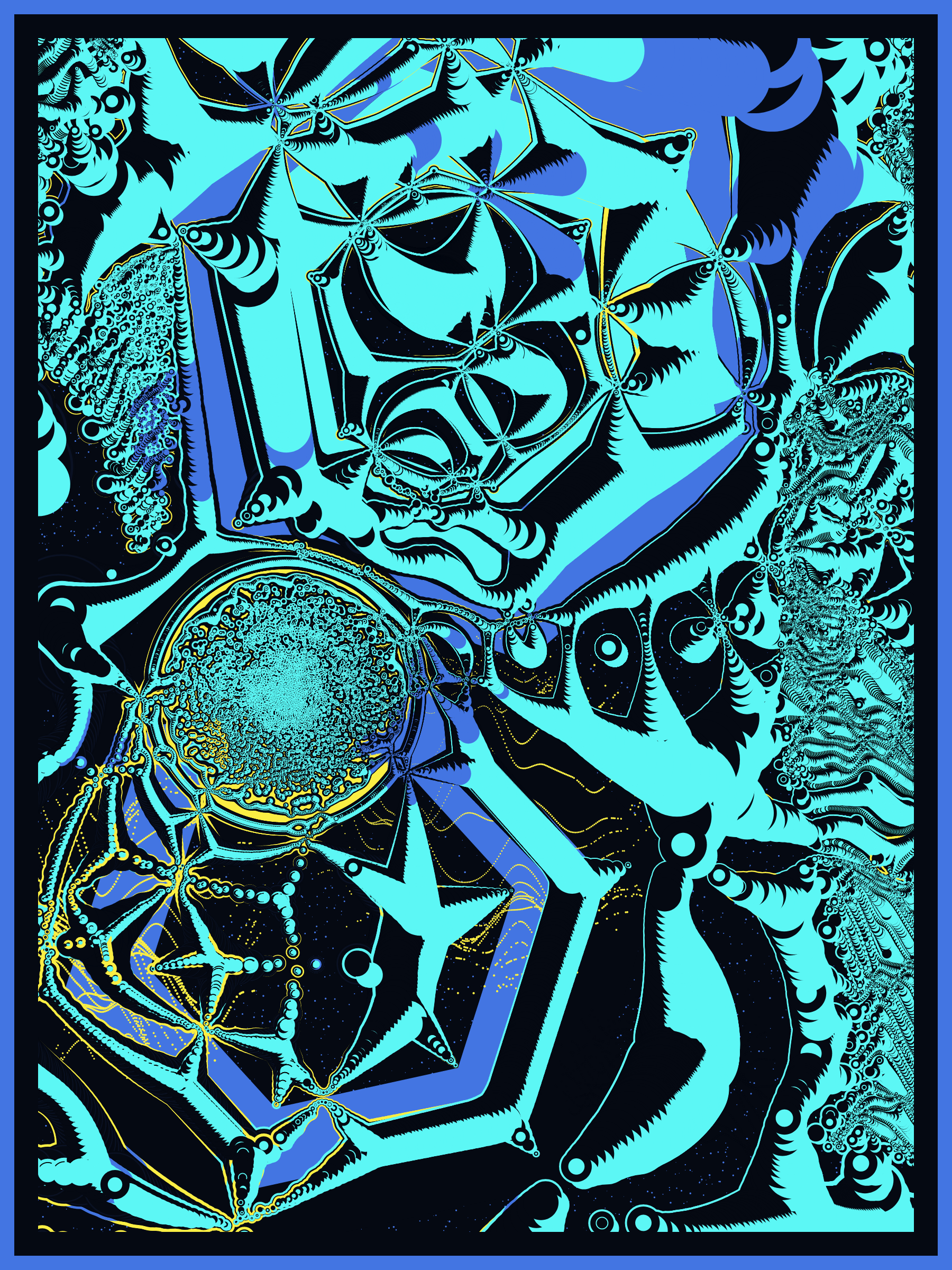 Art Blocks - Art Blocks v2 - Alien DNA #13 - NFT # 294000013