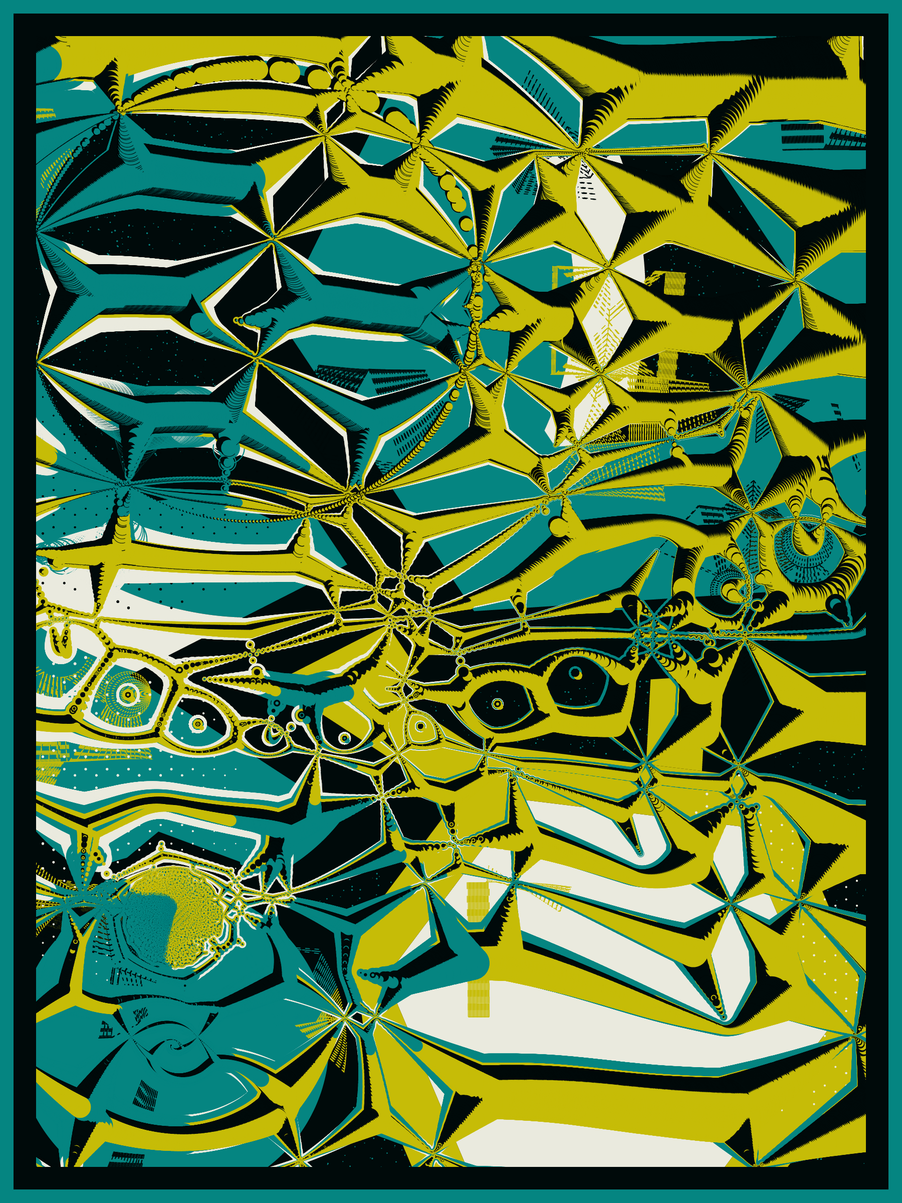 Art Blocks - Art Blocks v2 - Alien DNA #14 - NFT # 294000014