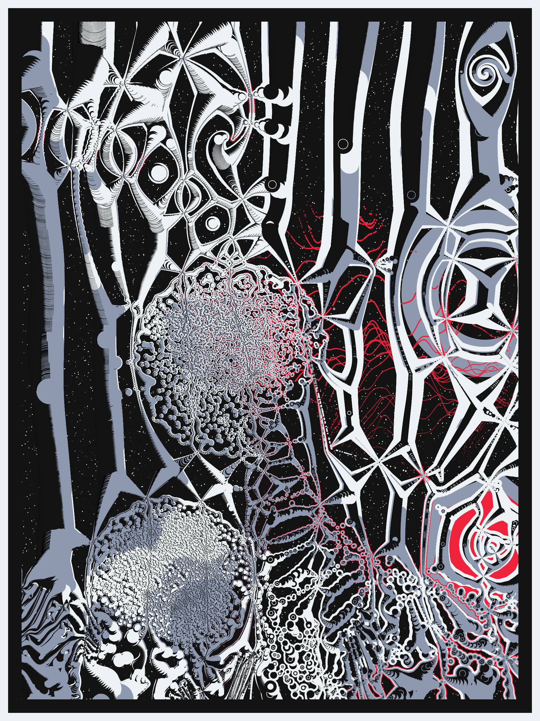 Art Blocks - Art Blocks v2 - Alien DNA #17 - NFT # 294000017