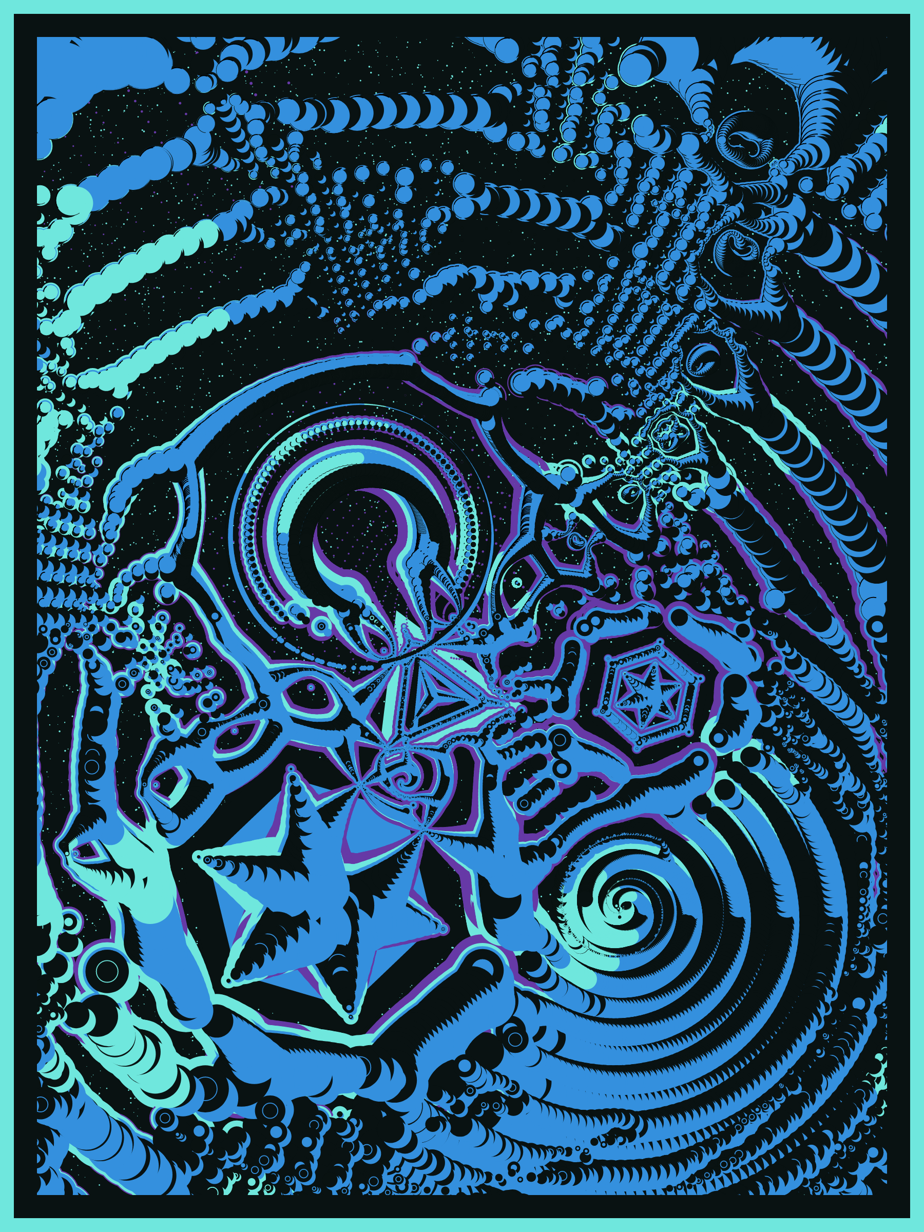 Art Blocks - Art Blocks v2 - Alien DNA #20 - NFT # 294000020