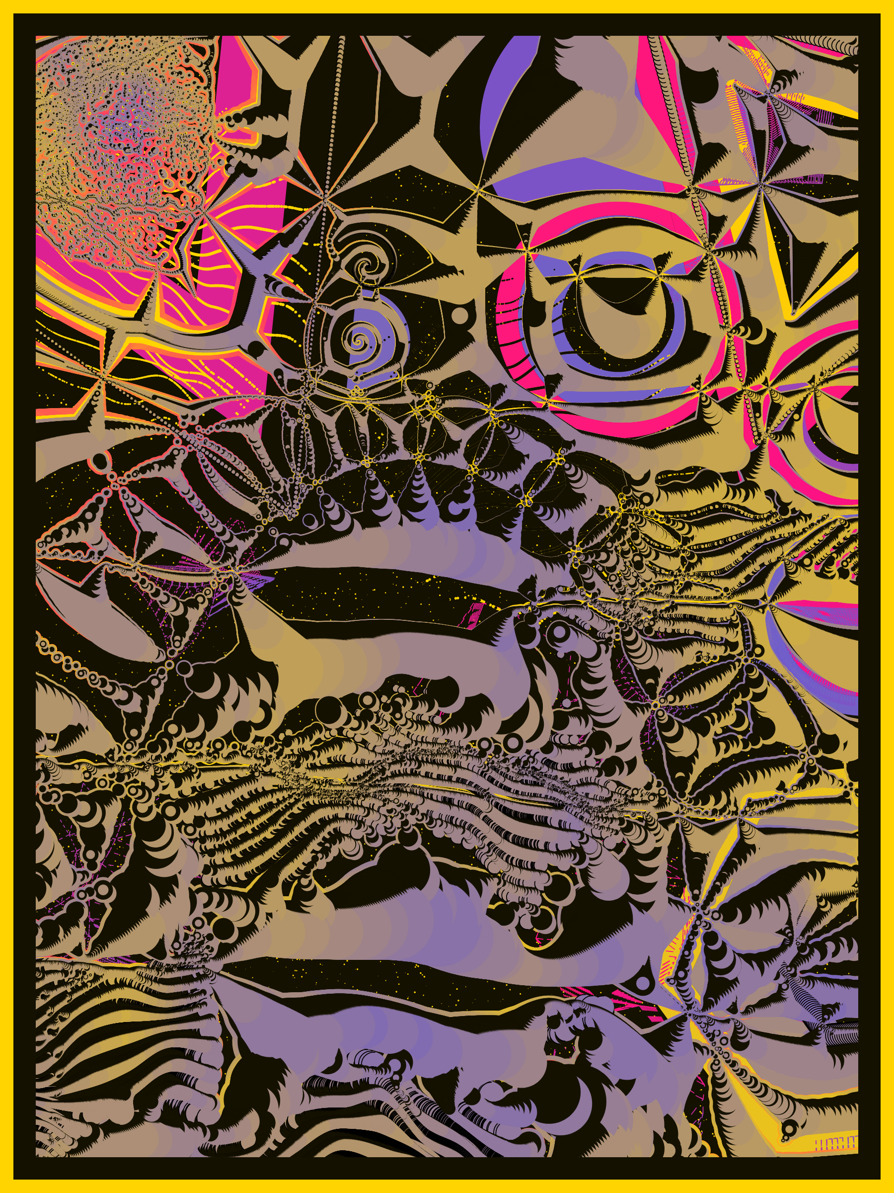 Art Blocks - Art Blocks v2 - Alien DNA #21 - NFT # 294000021