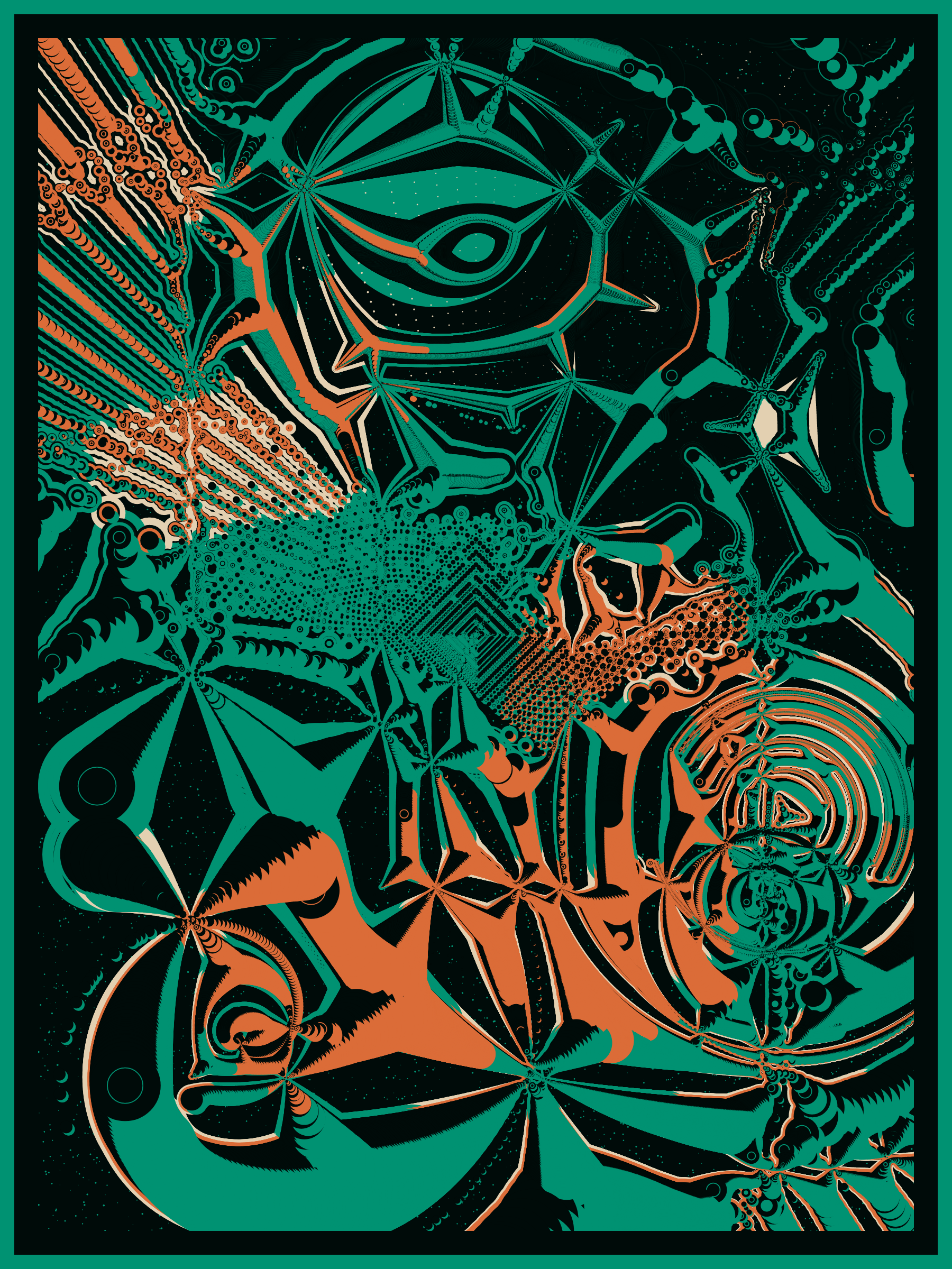 Art Blocks - Art Blocks v2 - Alien DNA #22 - NFT # 294000022