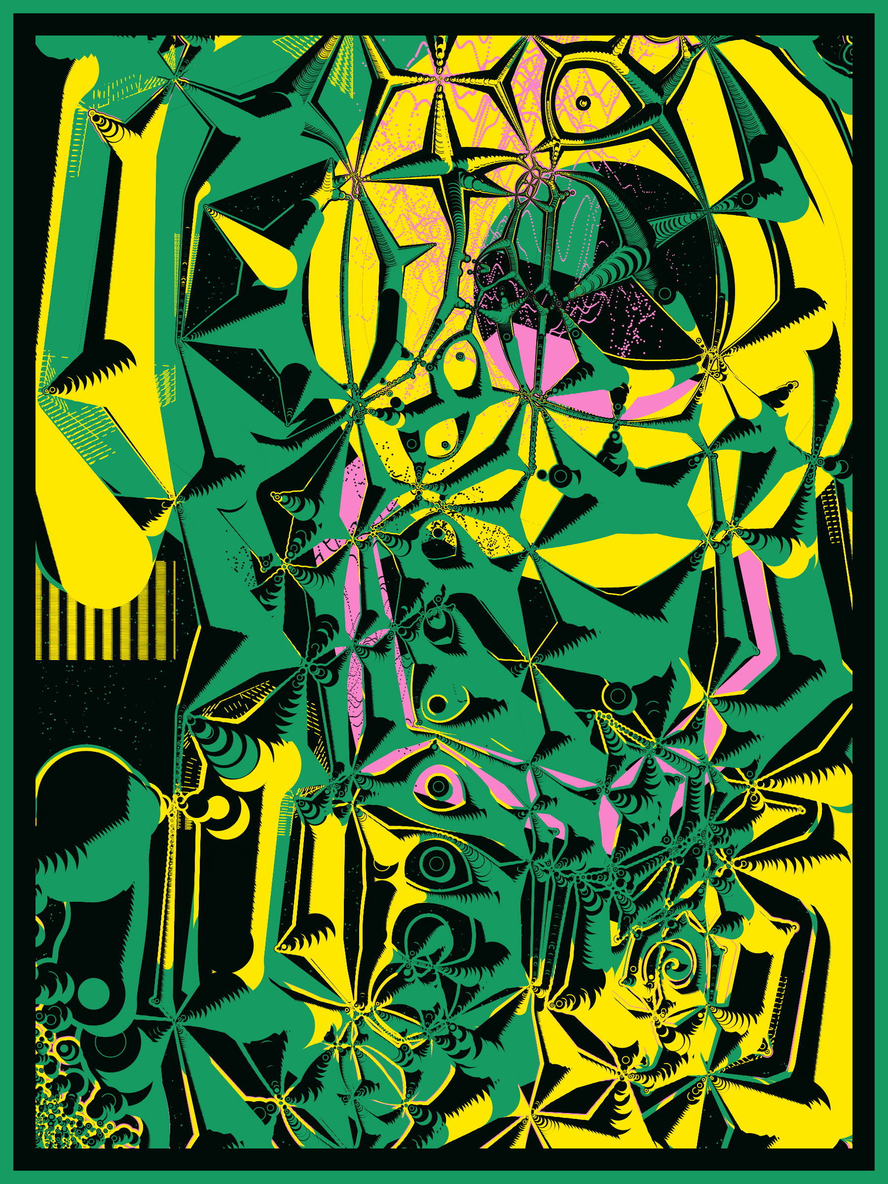 Art Blocks - Art Blocks v2 - Alien DNA #31 - NFT # 294000031