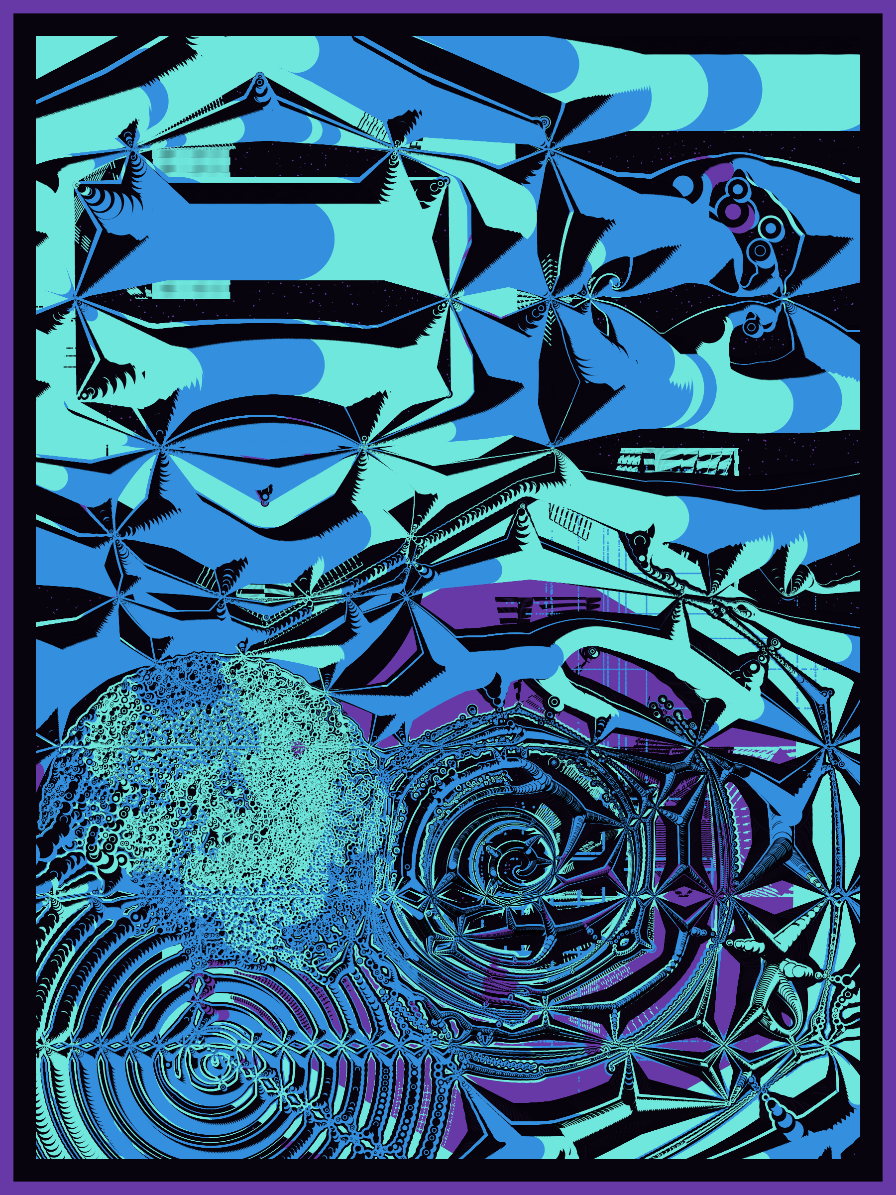 Art Blocks - Art Blocks v2 - Alien DNA #39 - NFT # 294000039