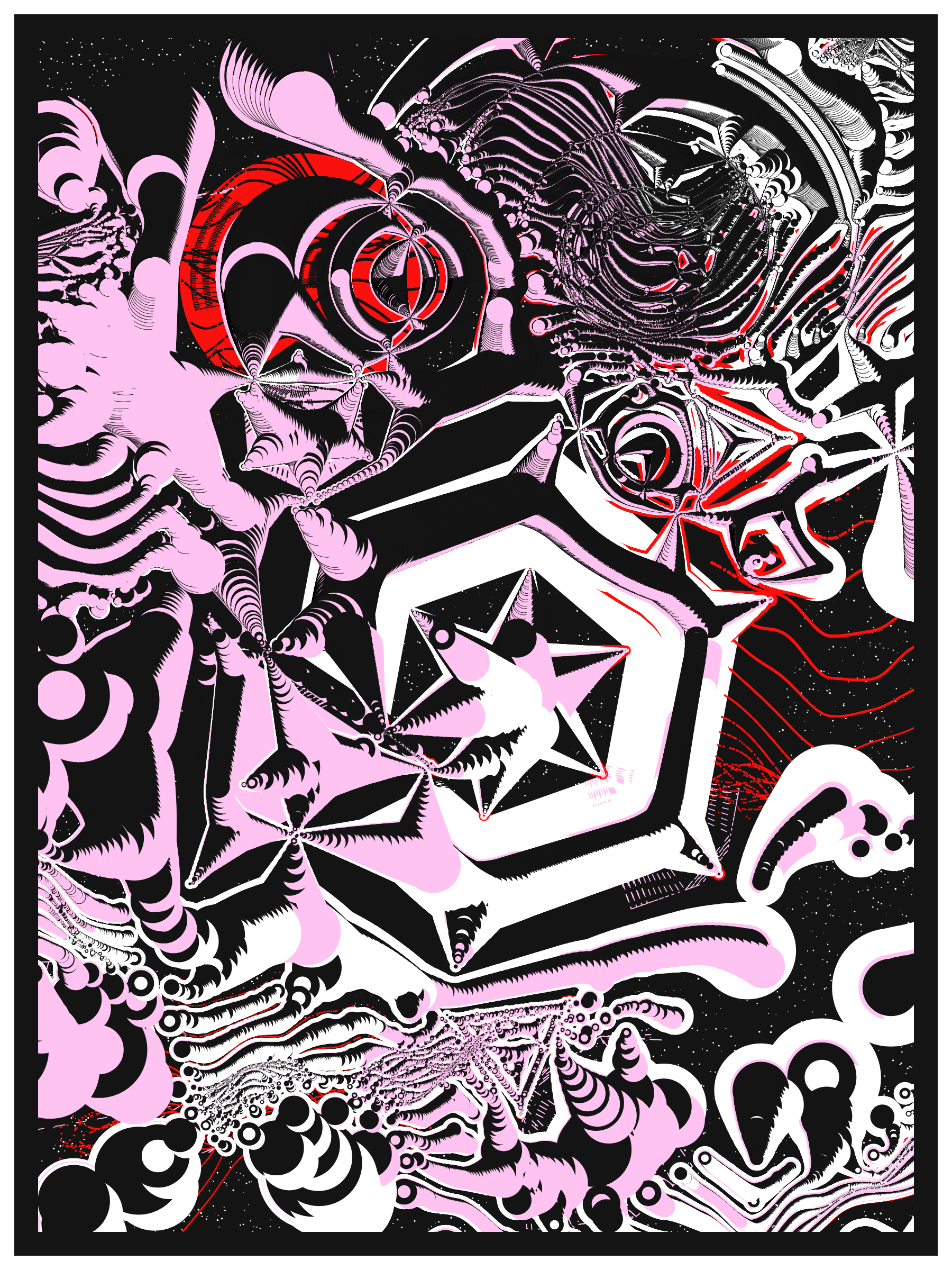 Art Blocks - Art Blocks v2 - Alien DNA #44 - NFT # 294000044