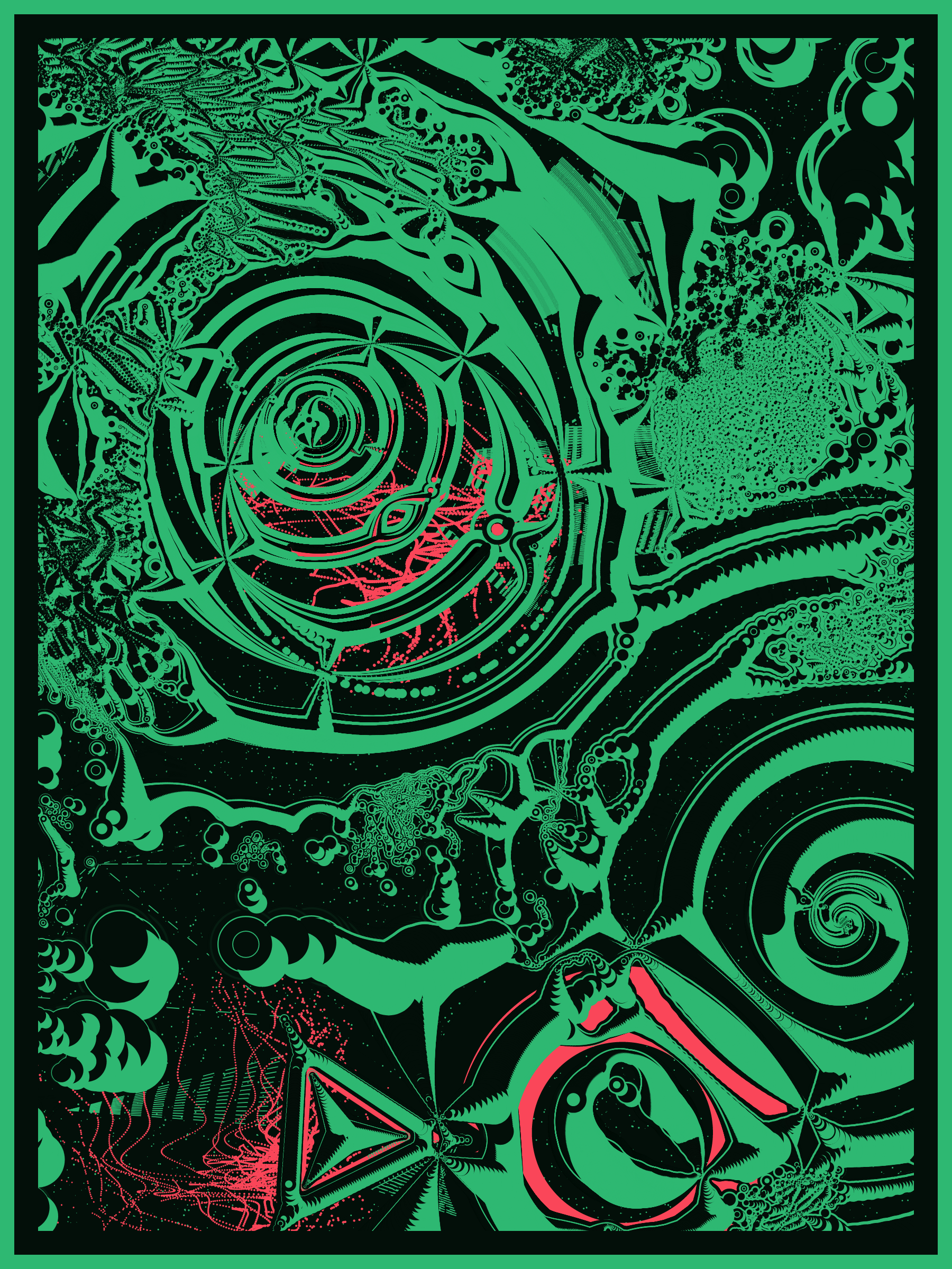 Art Blocks - Art Blocks v2 - Alien DNA #45 - NFT # 294000045