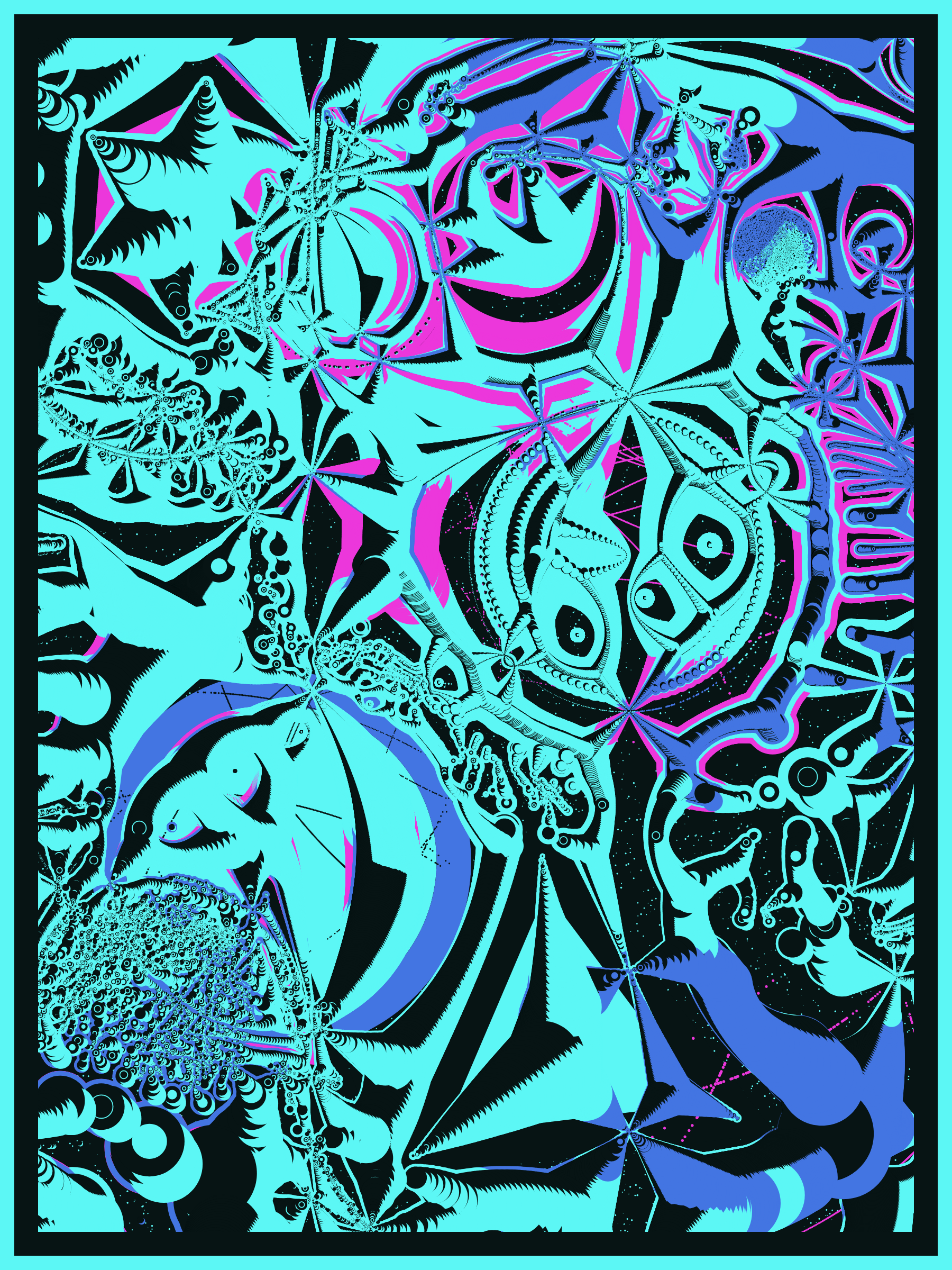 Art Blocks - Art Blocks v2 - Alien DNA #51 - NFT # 294000051