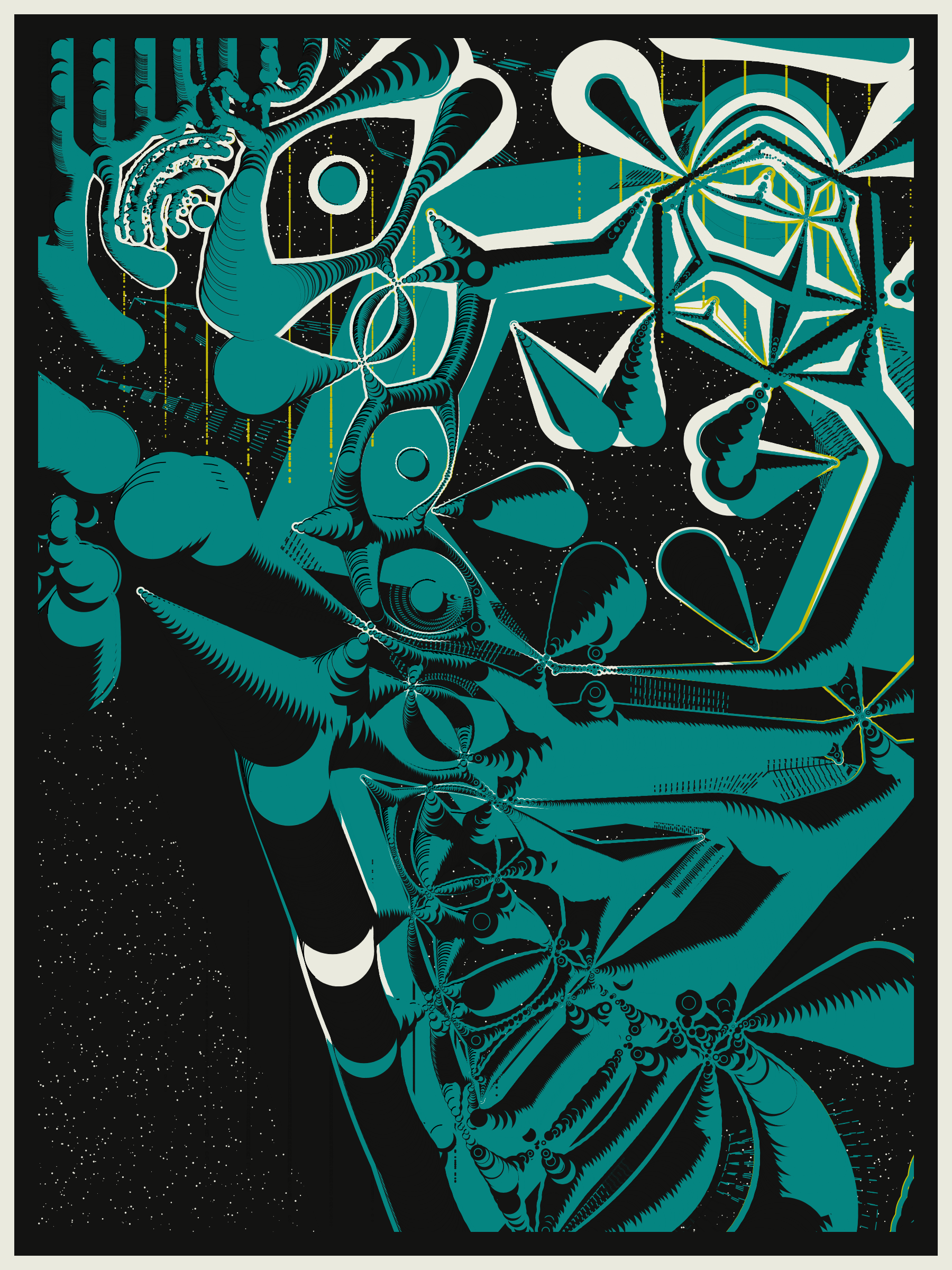 Art Blocks - Art Blocks v2 - Alien DNA #53 - NFT # 294000053