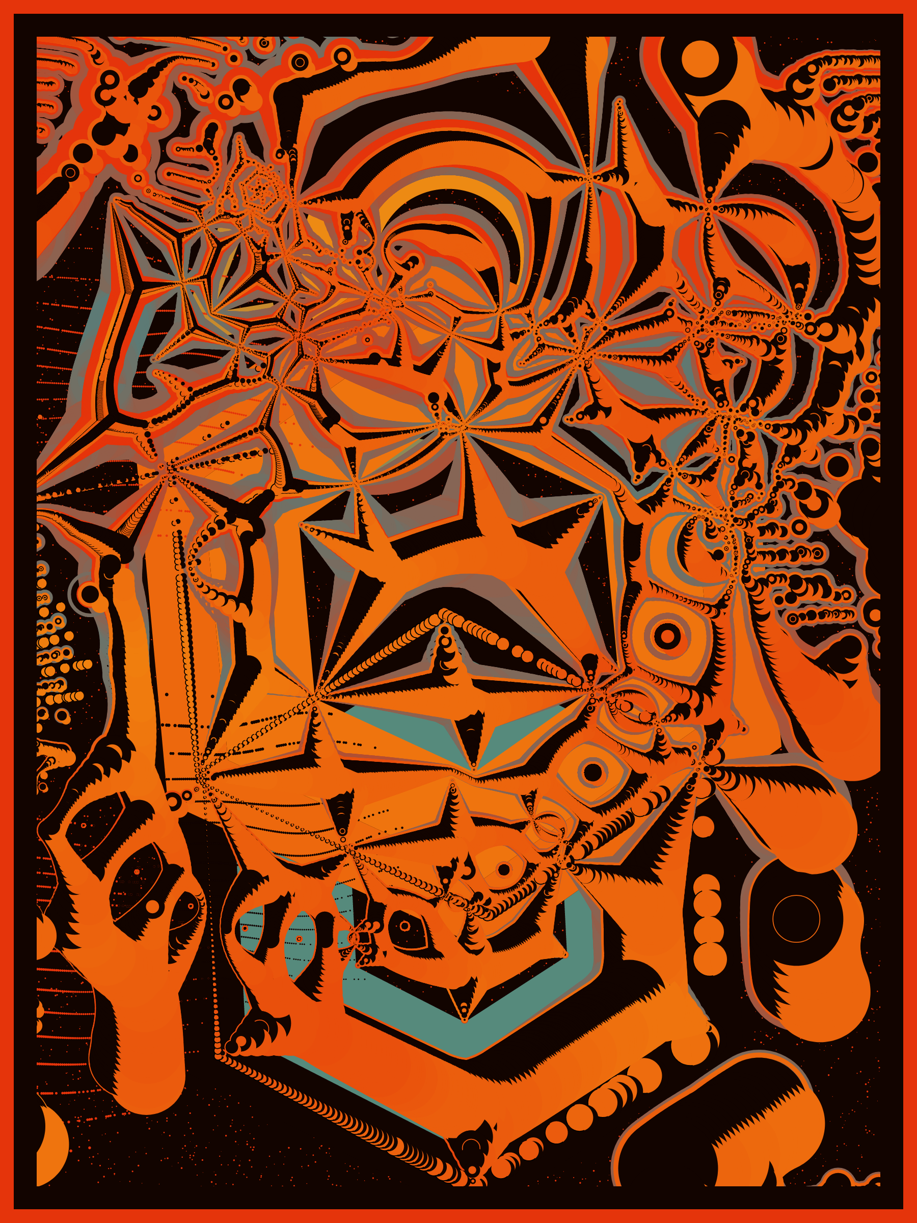 Art Blocks - Art Blocks v2 - Alien DNA #54 - NFT # 294000054