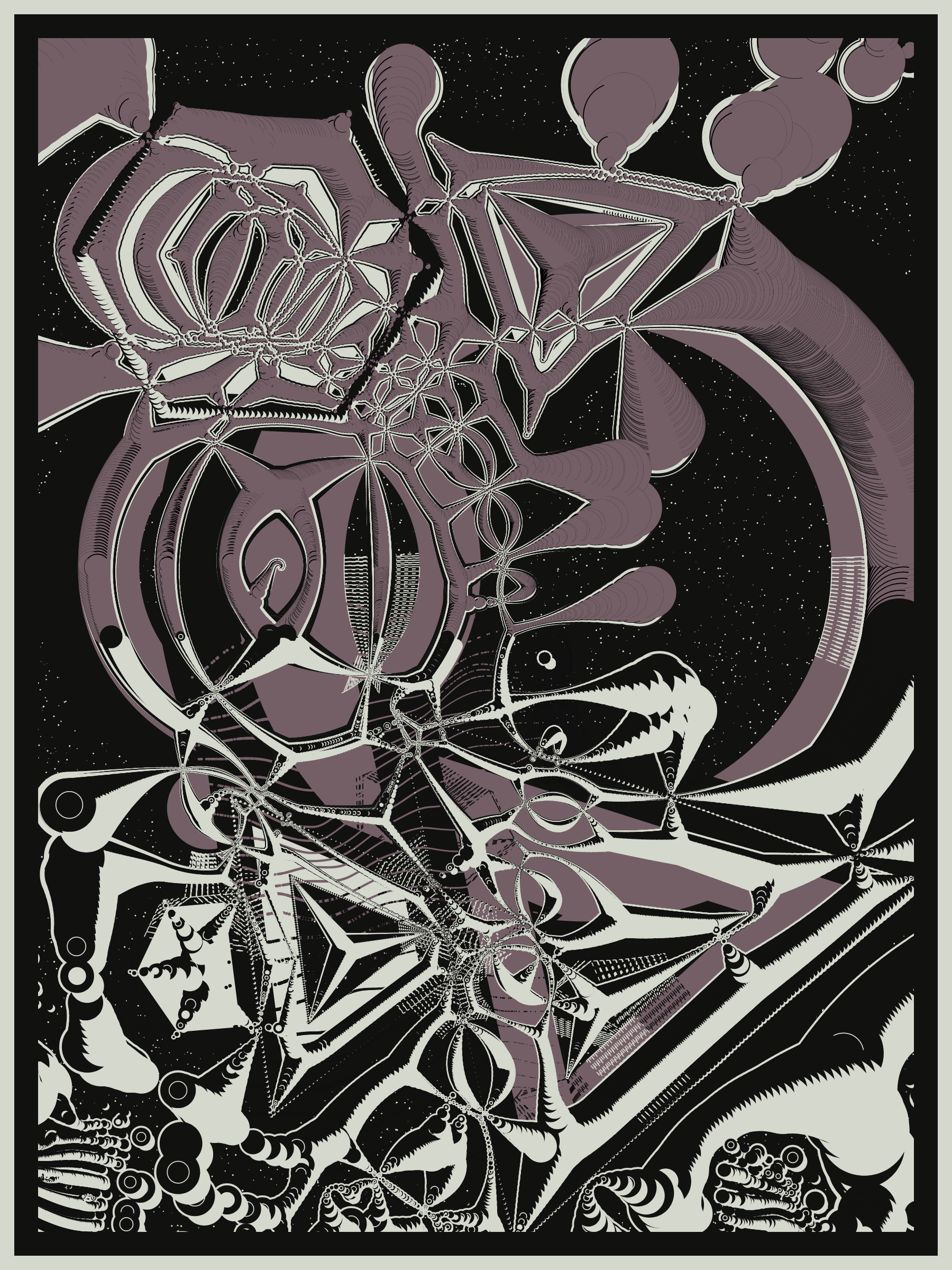 Art Blocks - Art Blocks v2 - Alien DNA #55 - NFT # 294000055