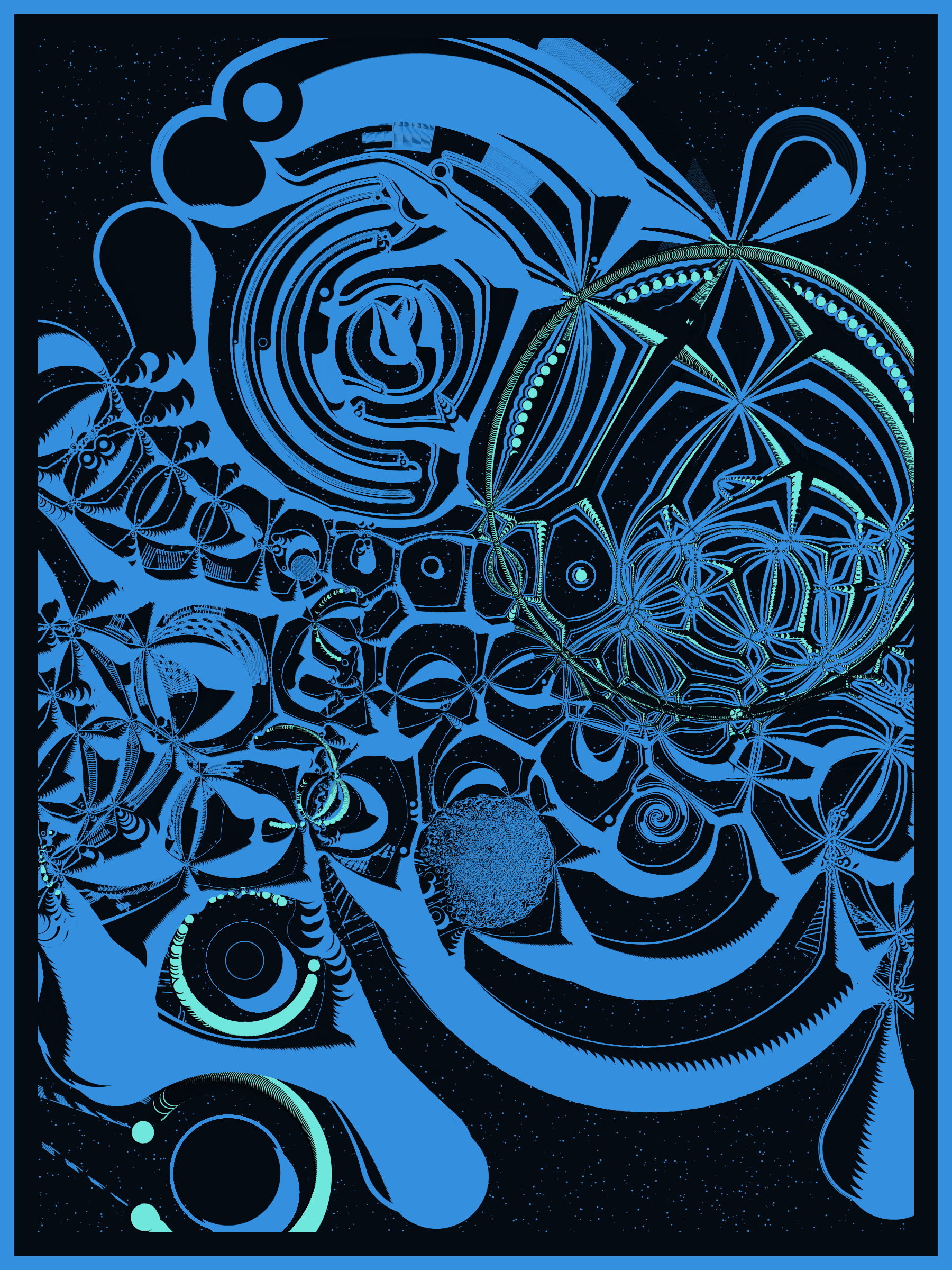 Art Blocks - Art Blocks v2 - Alien DNA #60 - NFT # 294000060