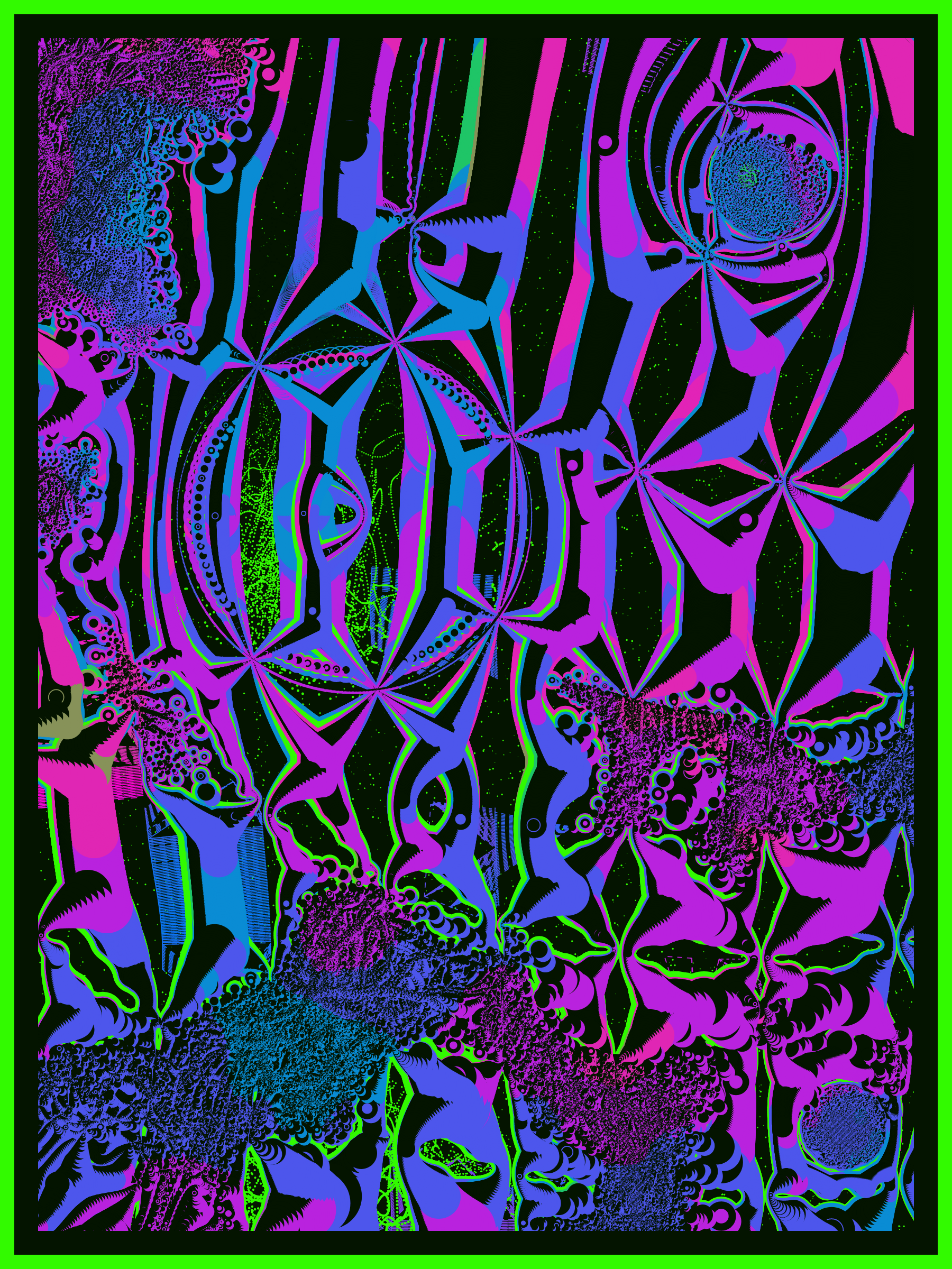 Art Blocks - Art Blocks v2 - Alien DNA #61 - NFT # 294000061