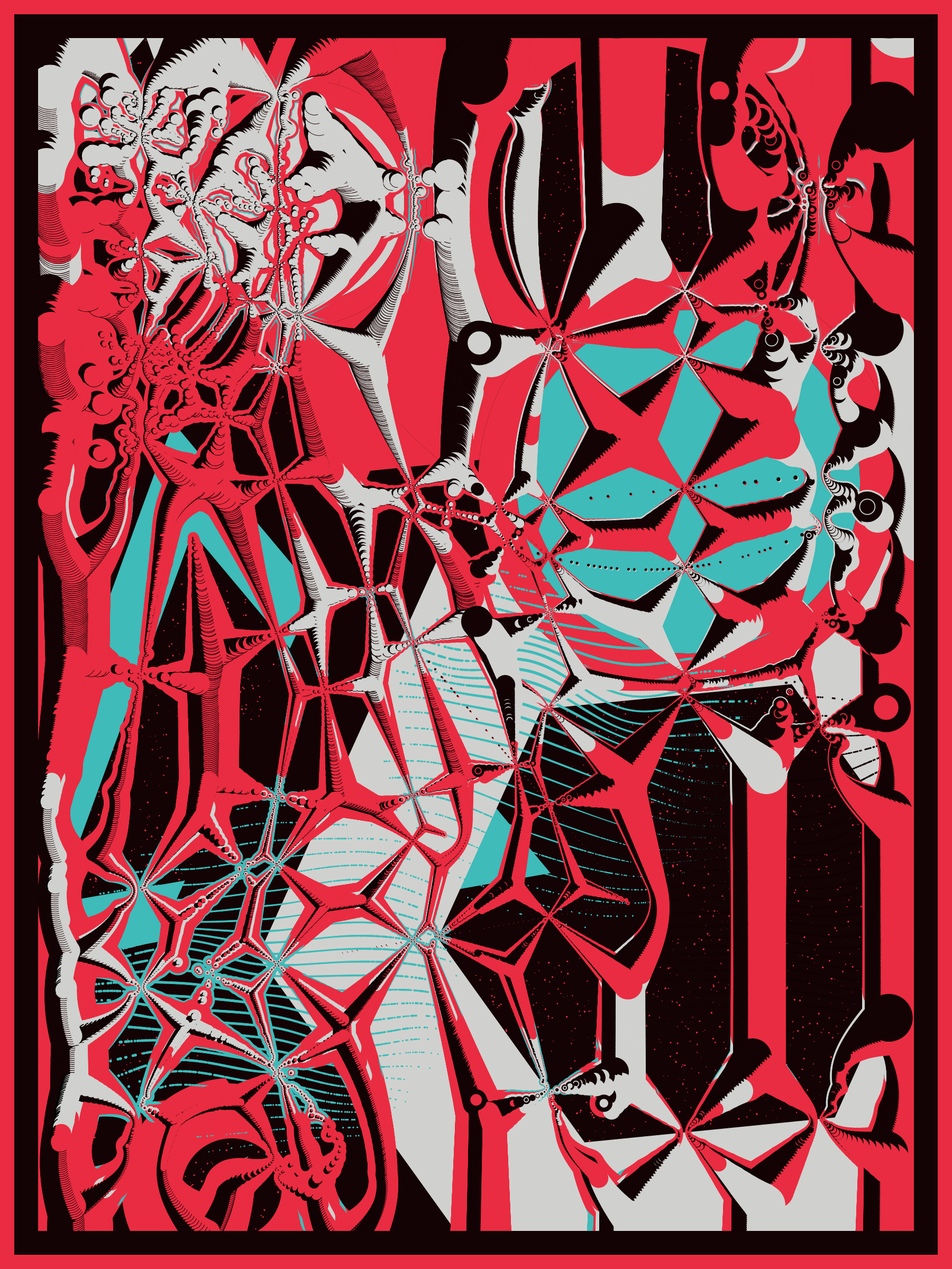 Art Blocks - Art Blocks v2 - Alien DNA #62 - NFT # 294000062