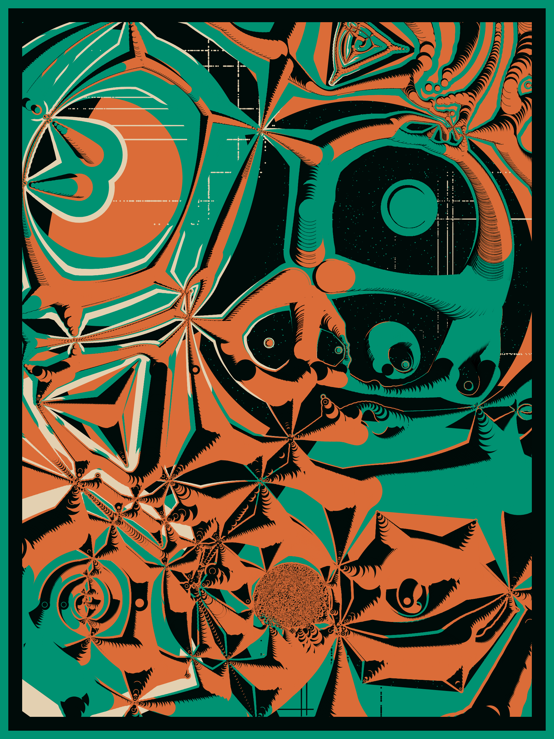 Art Blocks - Art Blocks v2 - Alien DNA #71 - NFT # 294000071