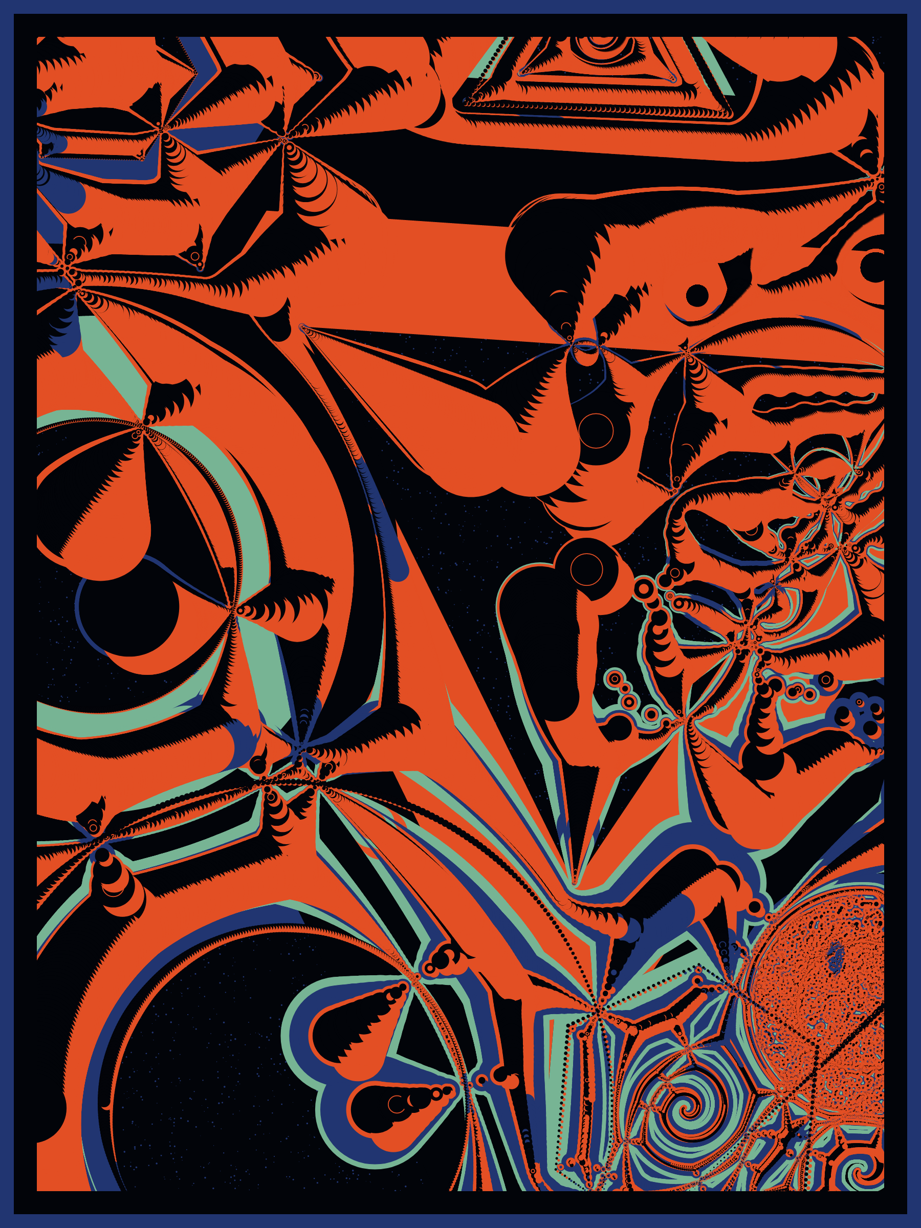 Art Blocks - Art Blocks v2 - Alien DNA #75 - NFT # 294000075