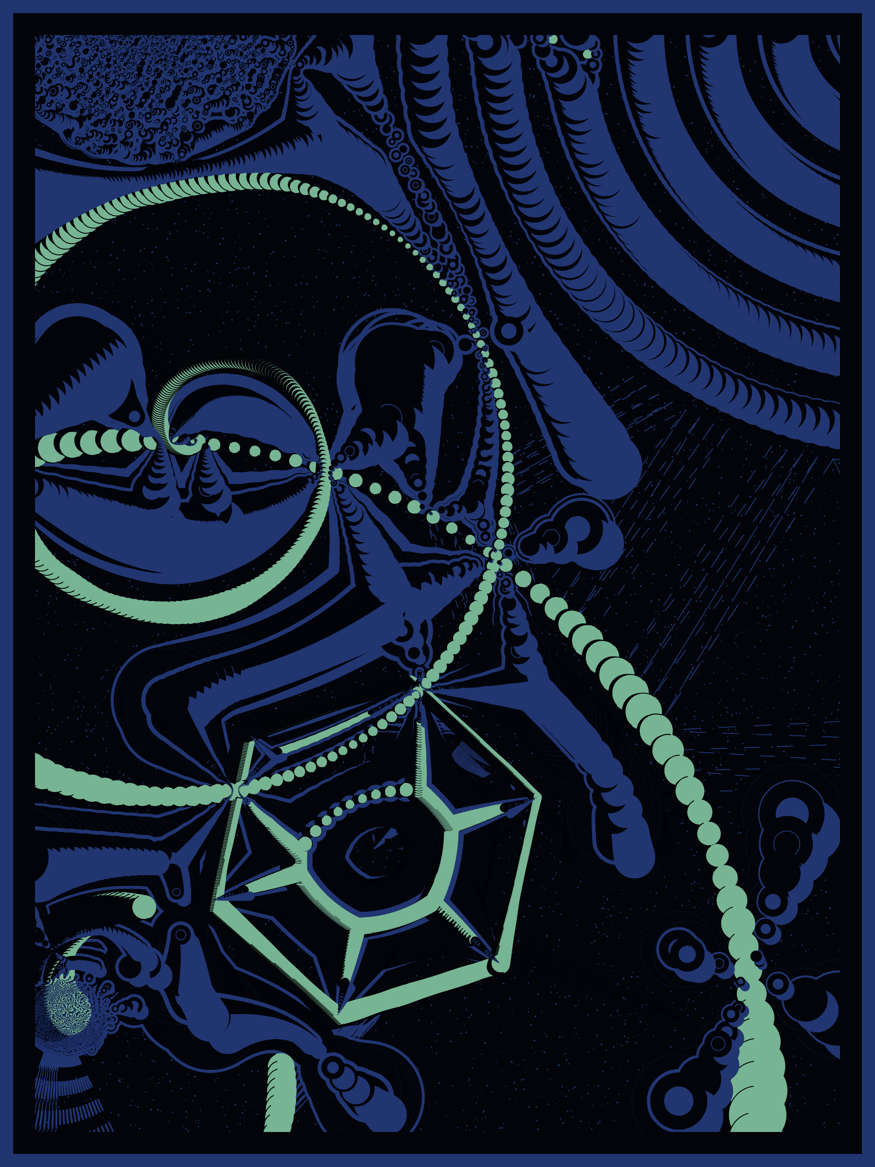 Art Blocks - Art Blocks v2 - Alien DNA #86 - NFT # 294000086